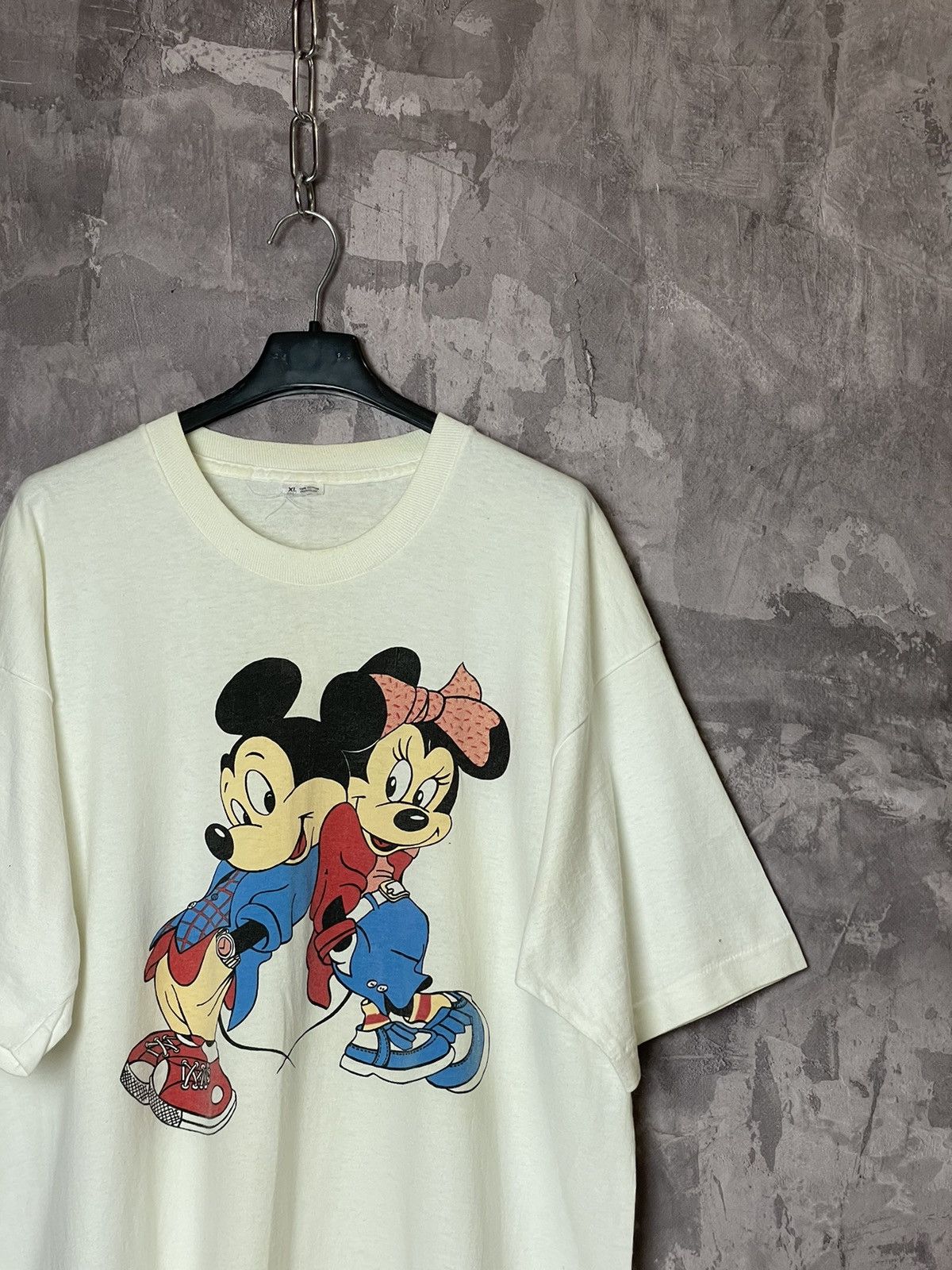 Mickey Mouse × Vintage Mickey Mouse vintage t-shirt single stitched printed Size US XL / EU 56 / 4 - 2 Thumbnail