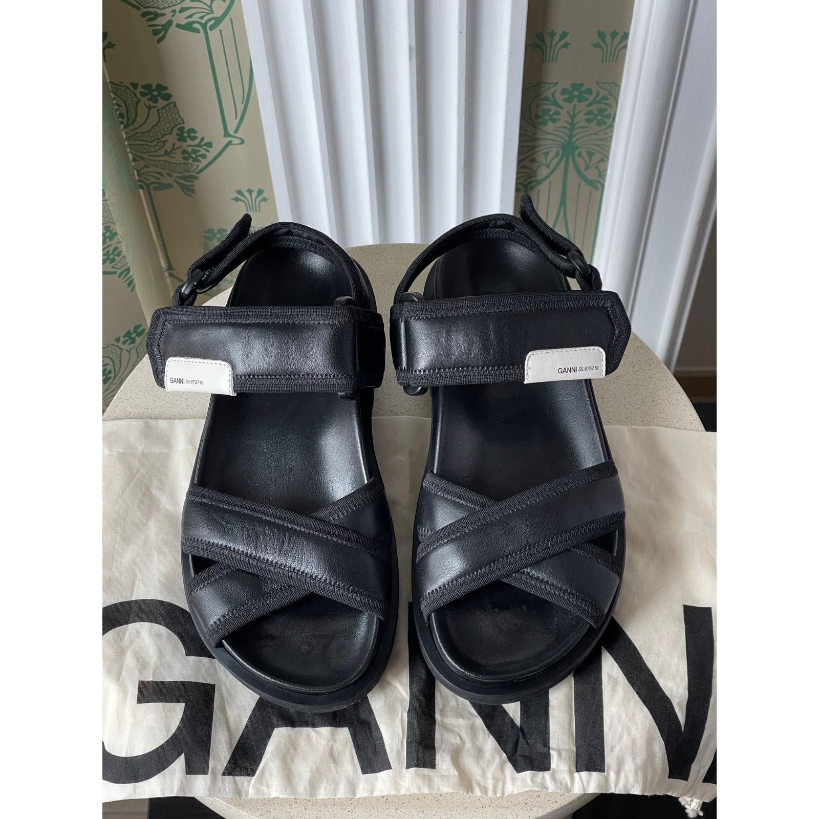 Ganni Ganni Utility Hiking Black Sandals Women’s Size: 37 US 7 Size US 7 / IT 37 - 3 Thumbnail