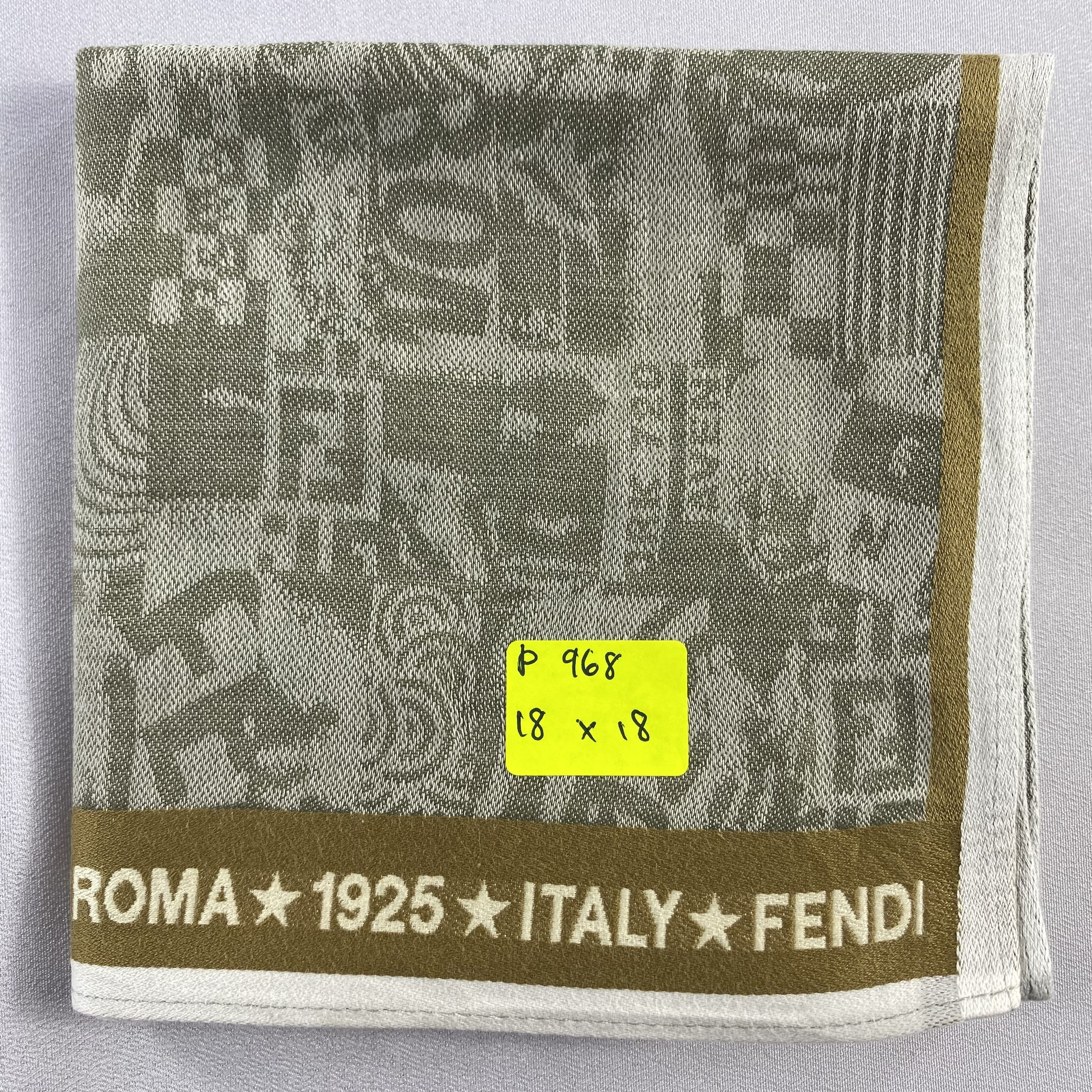 Vintage Fendi Handkerchief / Neckerchief / Bandana-P968 Size ONE SIZE - 5 Thumbnail