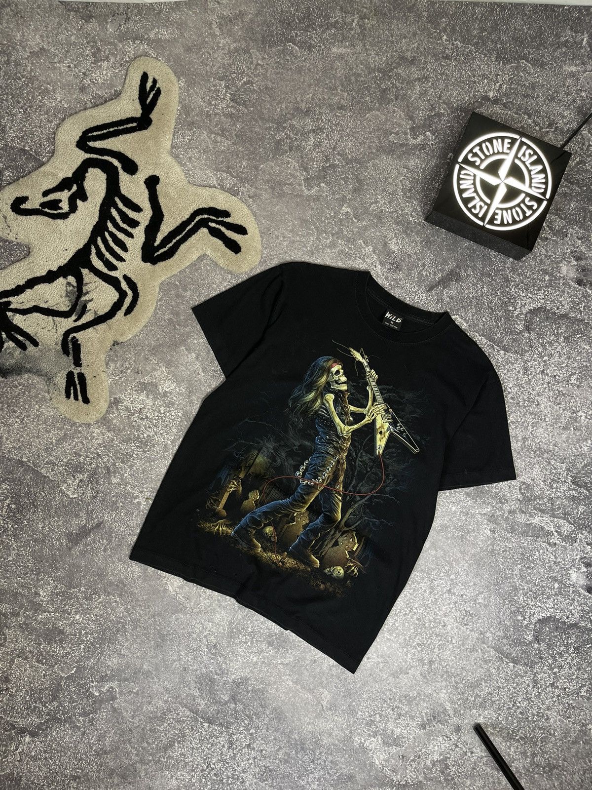 Band Tees × Vintage wild vintage skull t shirt y2k Size US M / EU 48-50 / 2 - 1 Thumbnail