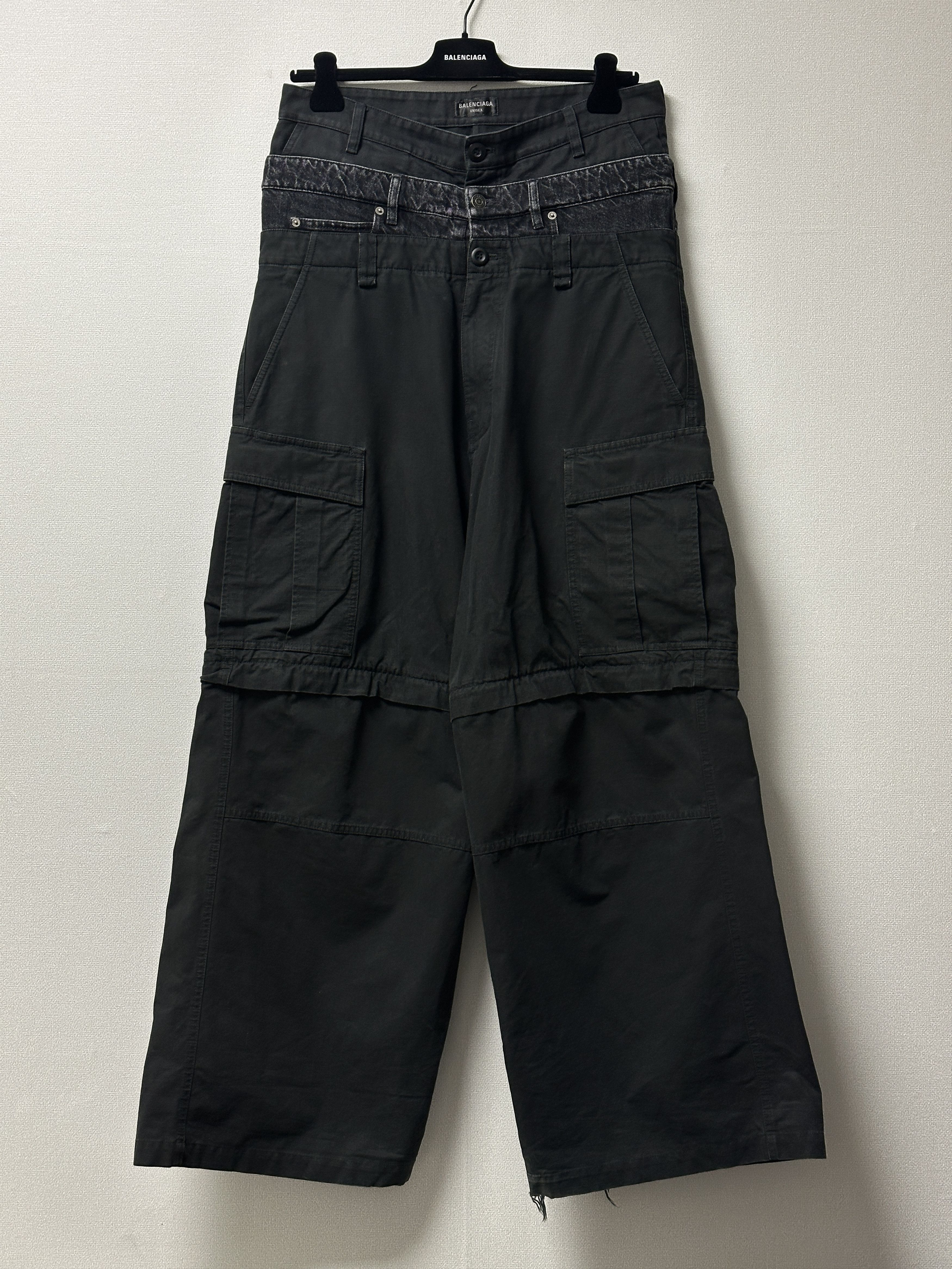 Balenciaga Balenciaga Triple Layered Cargo Pants Size US 32 / EU 48 - 1 Thumbnail