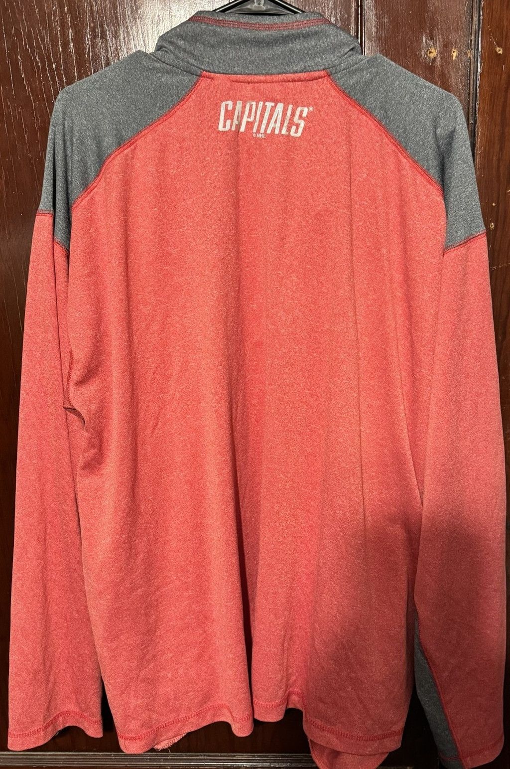 NHL Washington Capitals 1/4 Zip Pullover Men’s Size 2XL Size US XXL / EU 58 / 5 - 2 Thumbnail