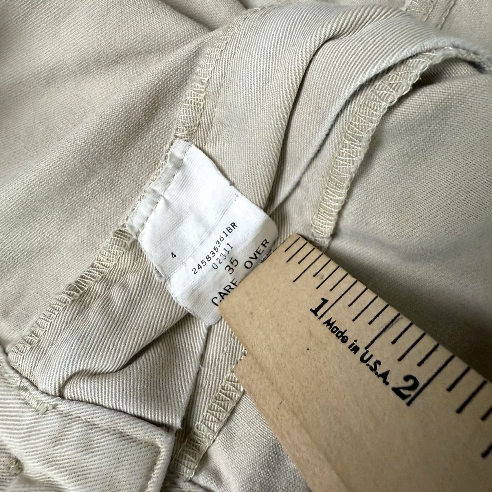 Polo Ralph Lauren VINTAGE Polo Ralph Lauren Tyler Shorts Mens Beige Chino Pleated 90s Preppy Khaki Baggy Casual Knit? Size US S / EU 44-46 / 1 - 7 Thumbnail