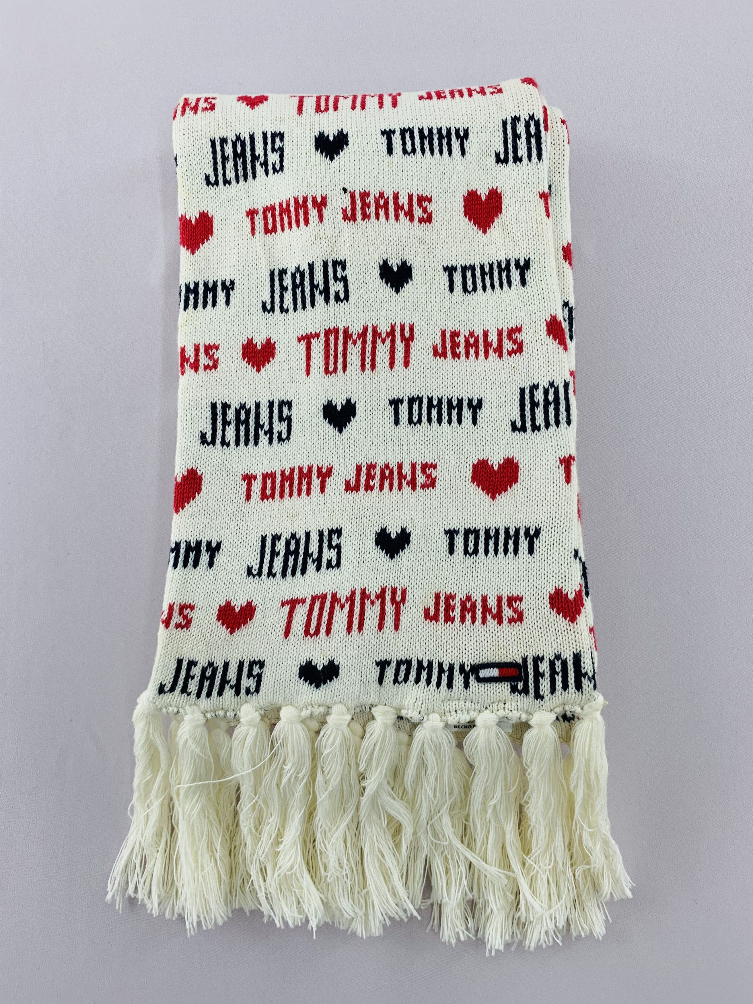 Tommy Hilfiger Tommy Jeans Scarf Wool Muffler Neck Wrap BL5158 Size ONE SIZE - 4 Thumbnail