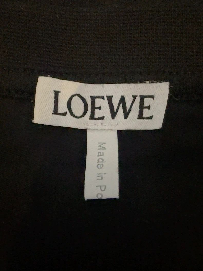 Loewe Black multicolored lettering short sleeve T-shirt