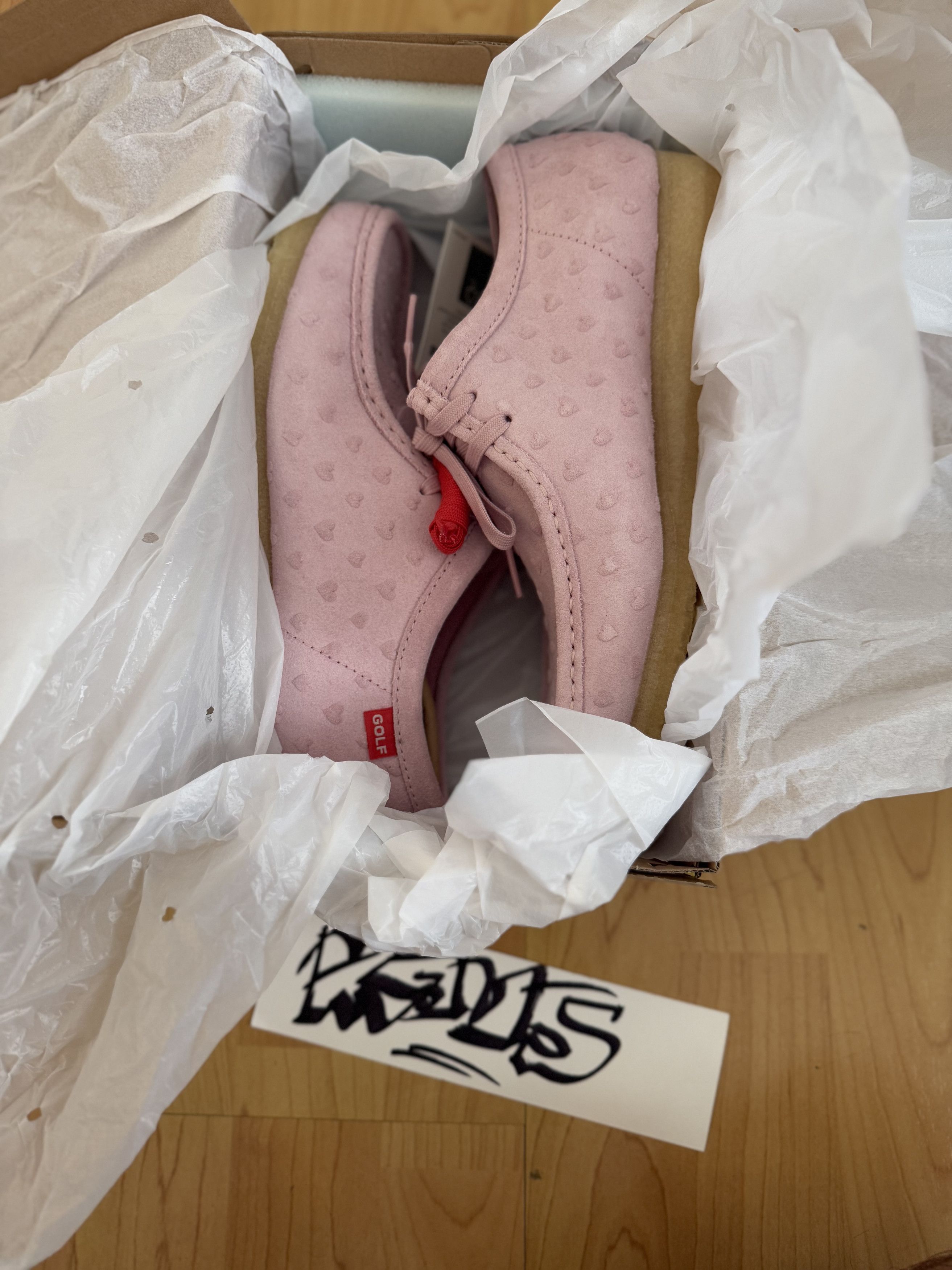 Clarks × Golf Wang CLARKS WALLABEE by GOLF WANG - Light Pink 9 Size US 9 / EU 42 - 1 Thumbnail