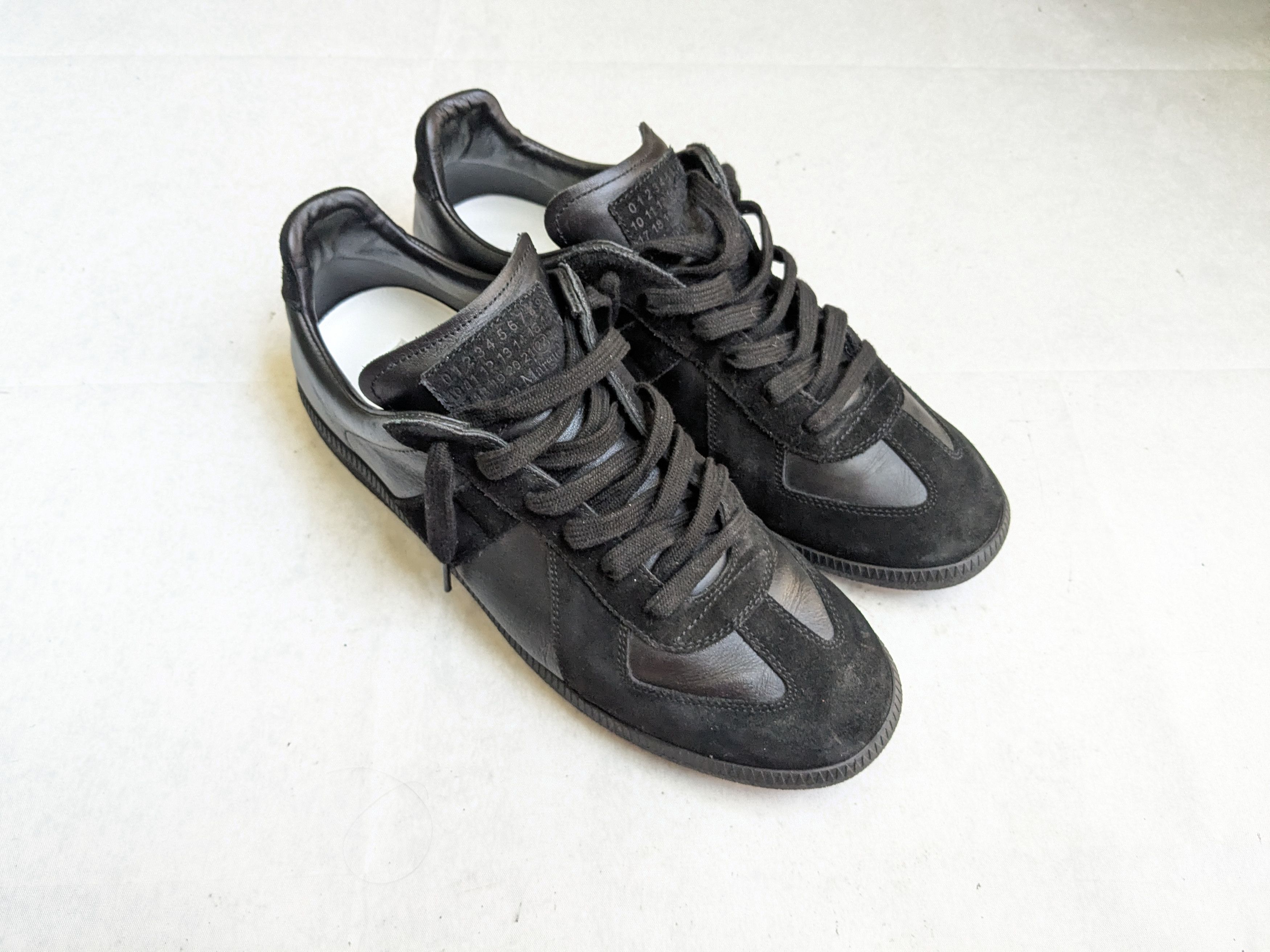Maison Margiela Maison Margiela Replica GAT Black 12 45 Low Tops Size US 12 / EU 45 - 2 Thumbnail