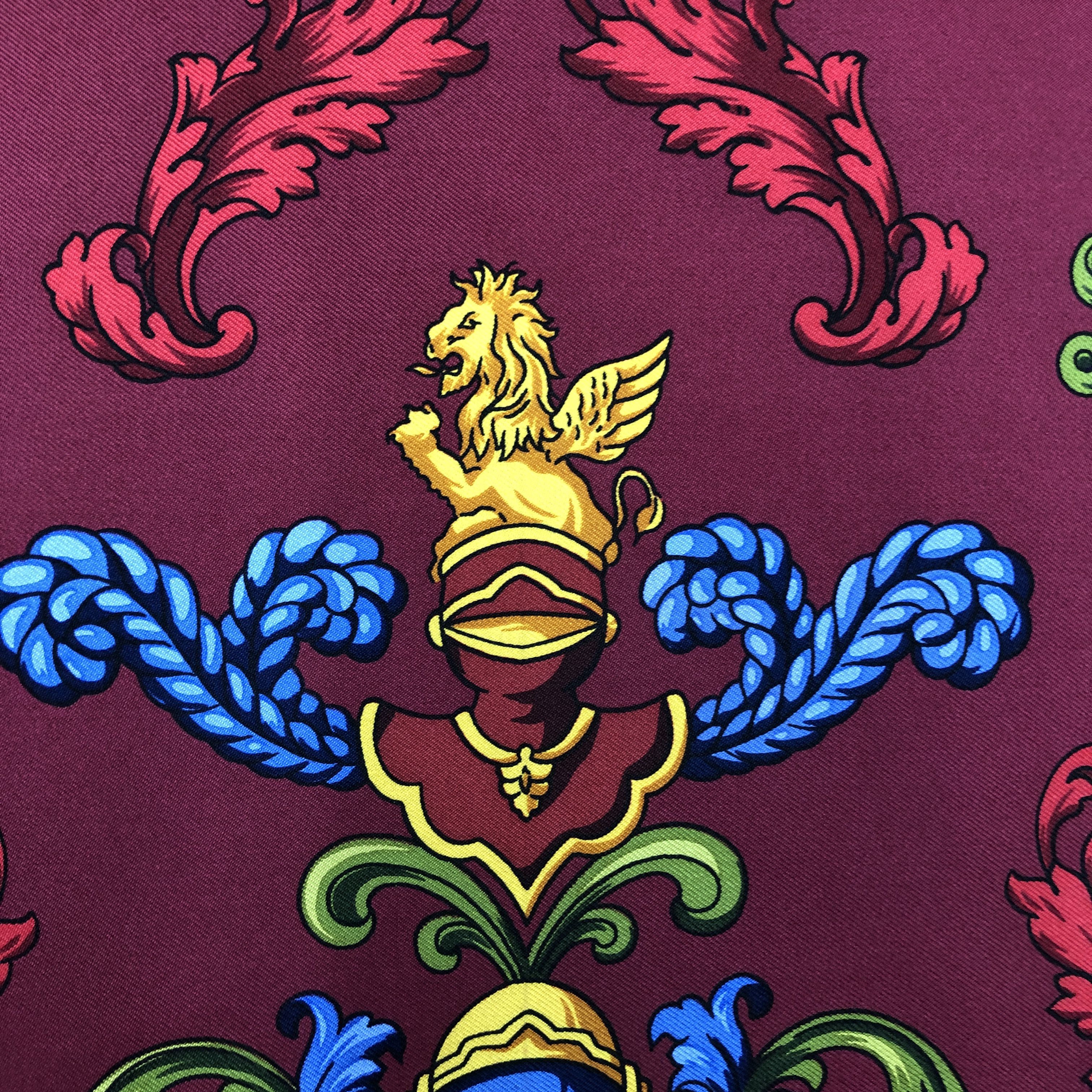 Roberta di Camerino × Vintage Vintage Roberta di Camerino SILK Scarf Twill Stole Wraps Size ONE SIZE - 11 Thumbnail
