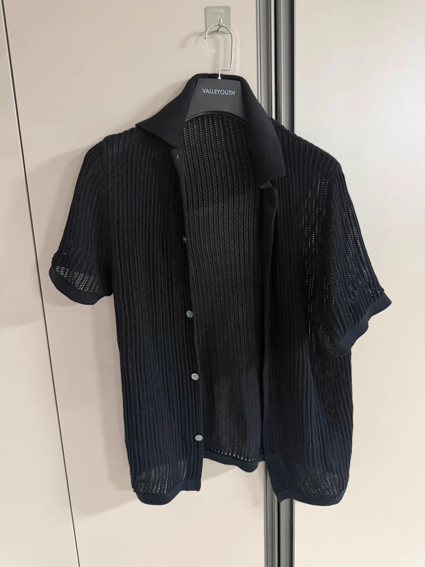 Suitsupply SUITSUPPLY Black Polo Cardigan K18 Size US M / EU 48-50 / 2 - 1 Thumbnail