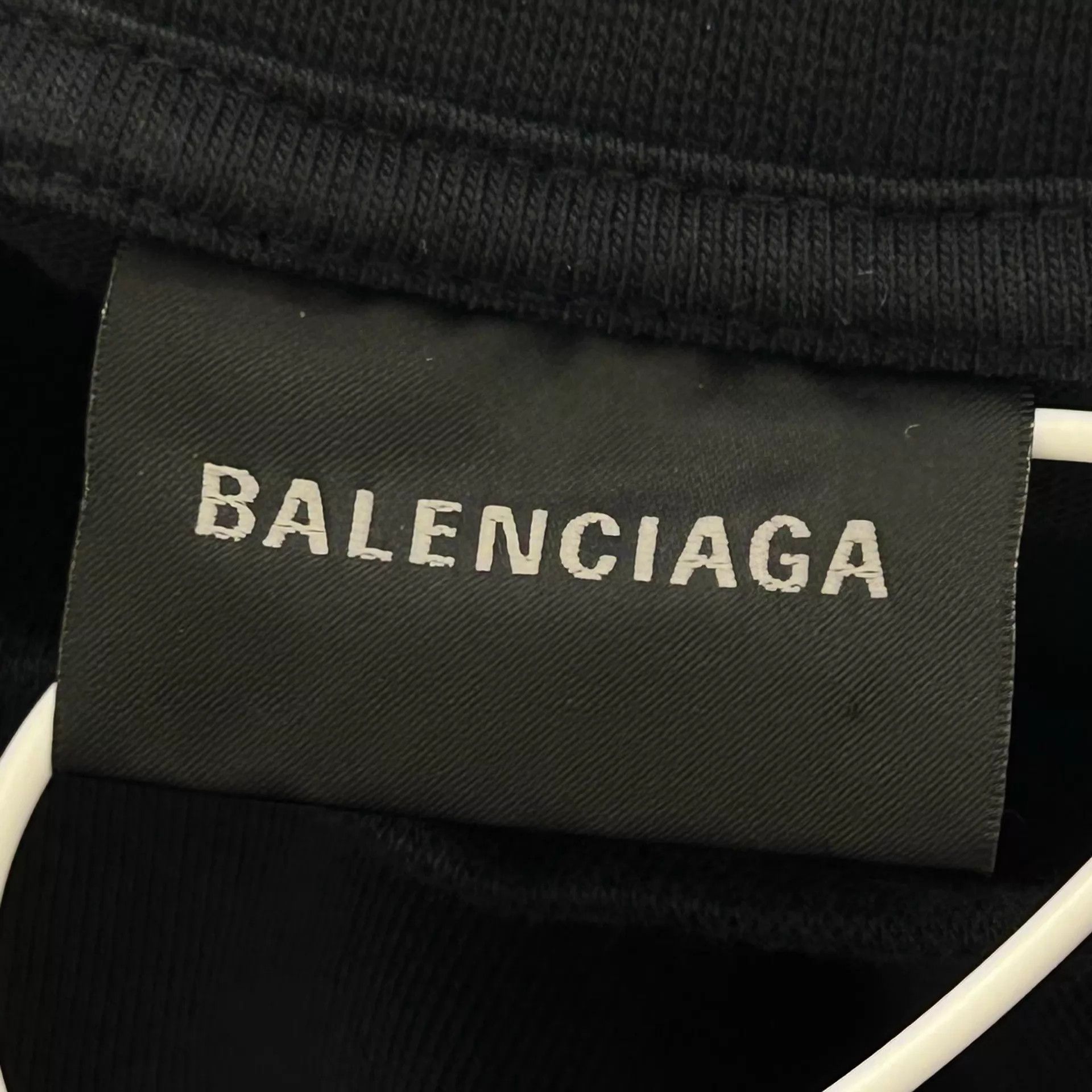 Balenciaga Balenciaga Logo Print Black Short Sleeve T-shirt XS Size XS / US 0-2 / IT 36-38 - 3 Thumbnail