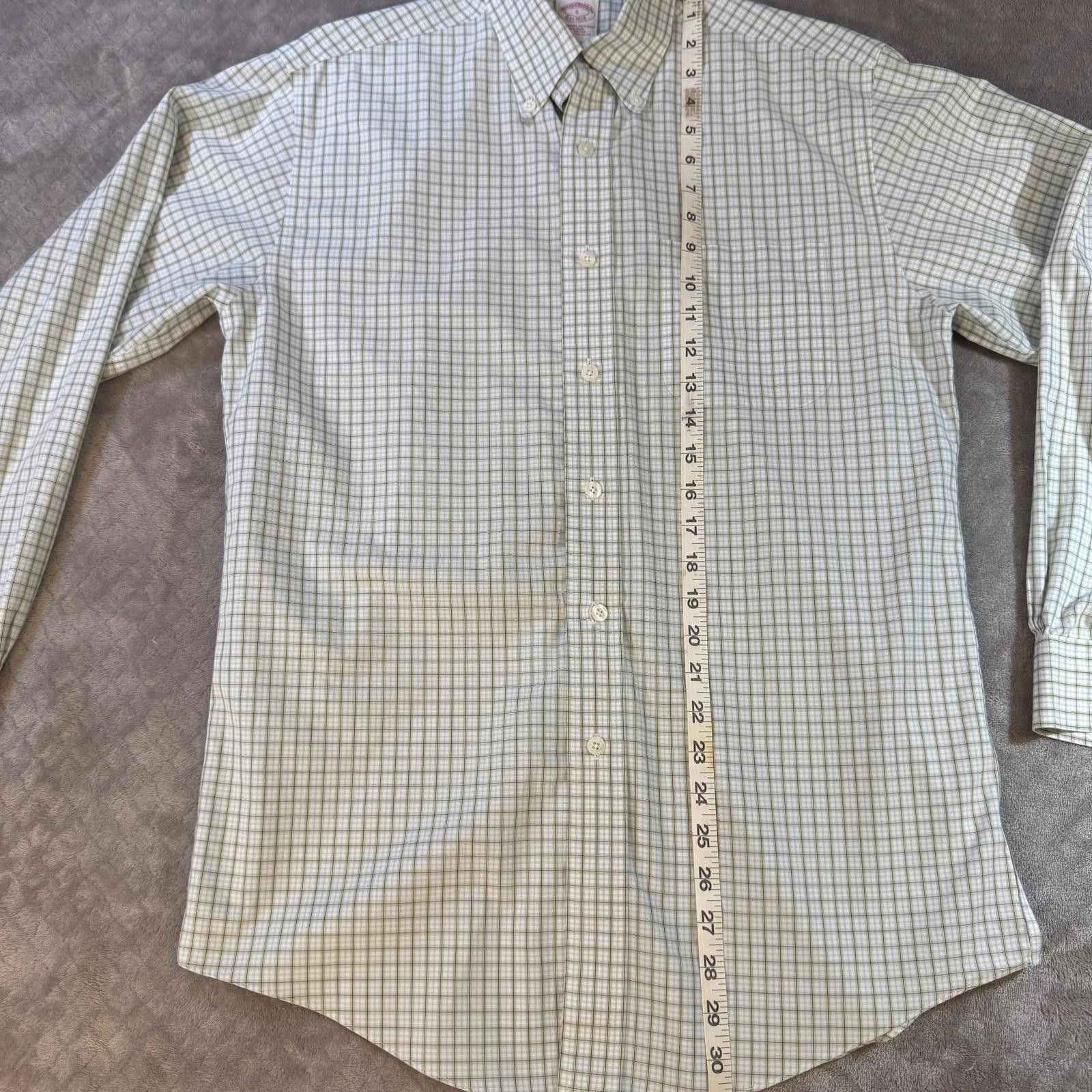 Brooks Brothers Brooks Brothers 1818 Dress Shirt Men's Small Long Sleeve Size 36R - 10 Thumbnail
