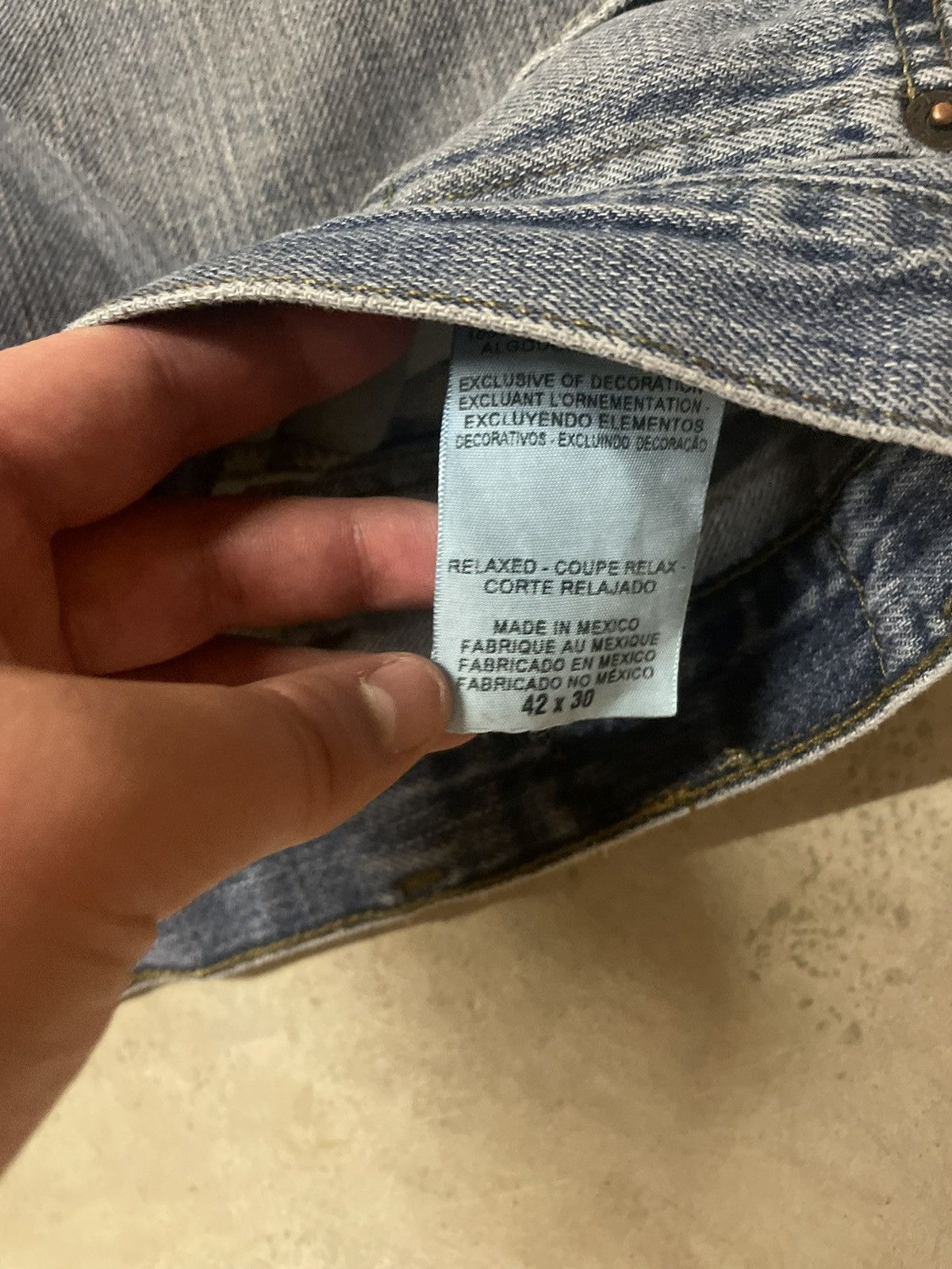 Levi's 2000s Levis Denim Jeans Size US 40 / EU 56 - 8 Thumbnail