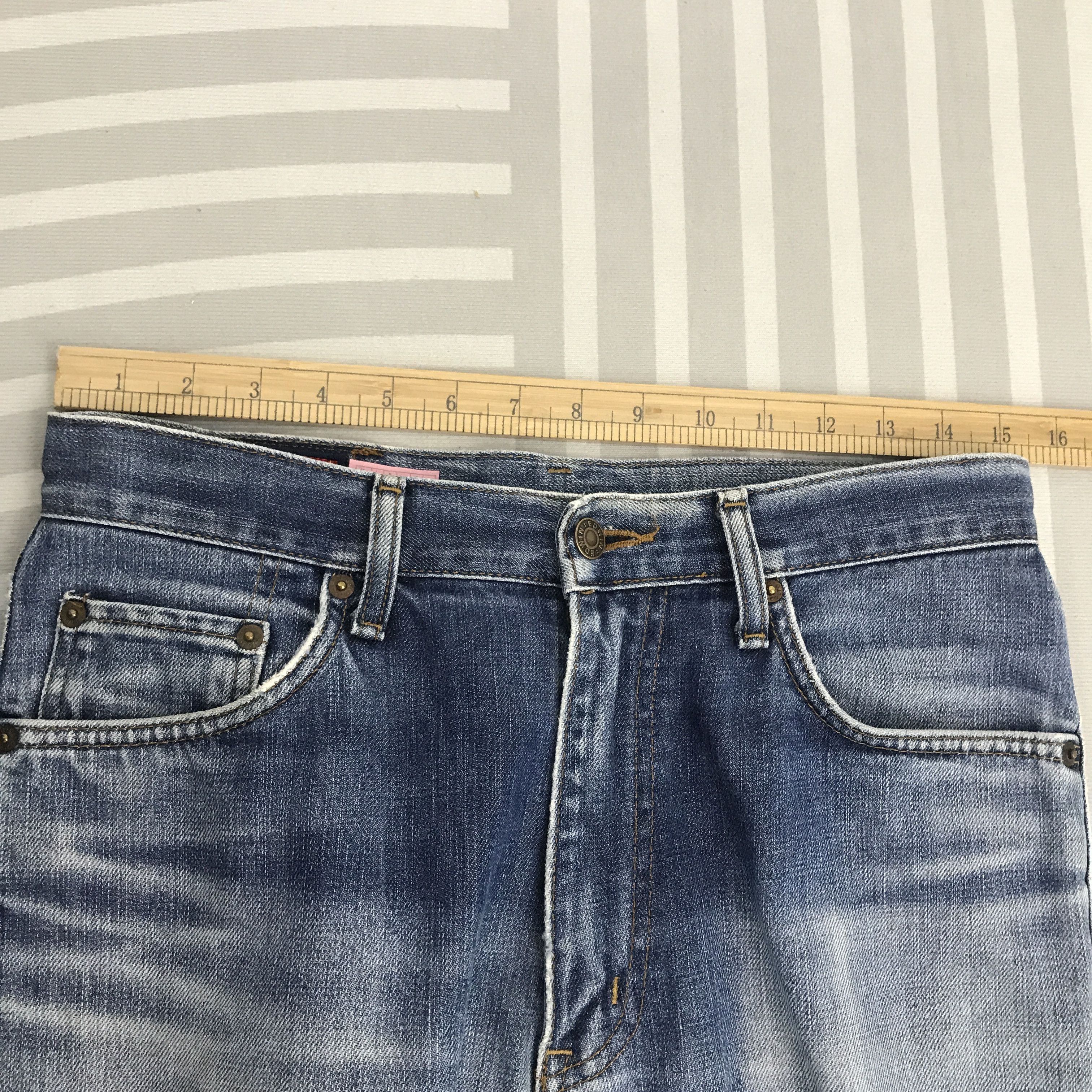 Edwin × Japanese Brand × Vintage Vintage Edwin 503 Regular Patchwork style Jeans Size US 28 / EU 44 - 3 Thumbnail