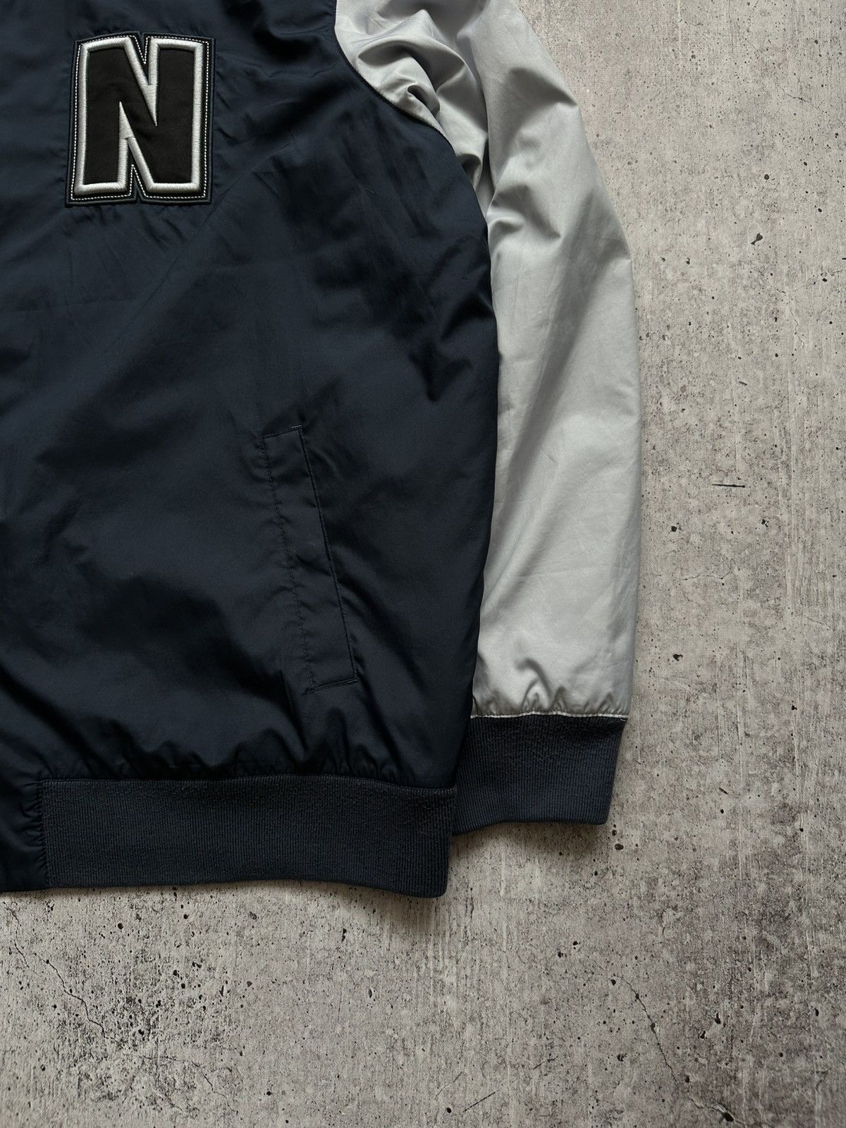 Nike Big Size Nike Athletic Vintage 3XL Nylon Bomber Jacket Size US XXL / EU 58 / 5 - 4 Thumbnail