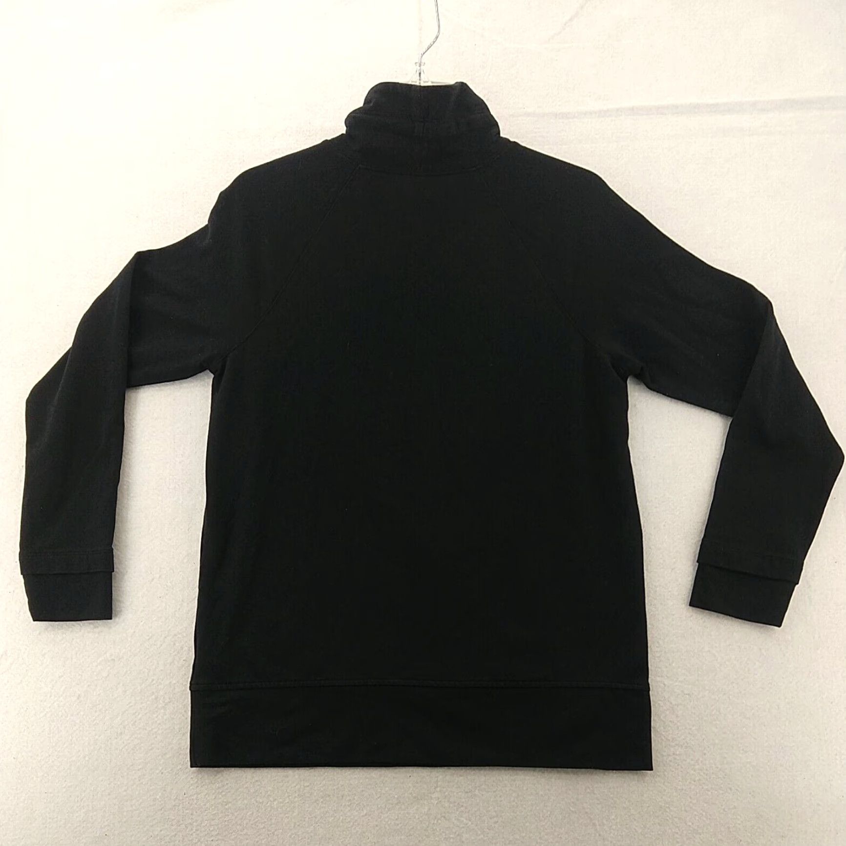 Vintage Zelos Black Mock Neck Pullover Small Women's Athletic Long Sleeve Yoga Fleece Size S / US 4 / IT 40 - 2 Thumbnail