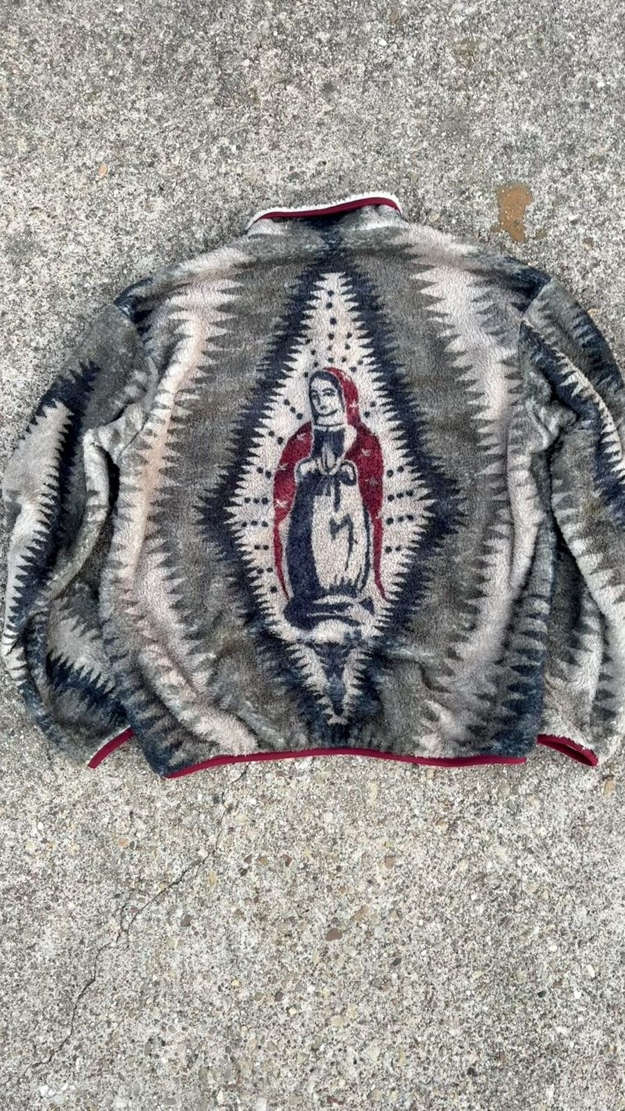 Kapital 2022 Fall/Winter Kapital Thunder Virgin Mary Pattern Fleece Size US L / EU 52-54 / 3 - 1 Thumbnail