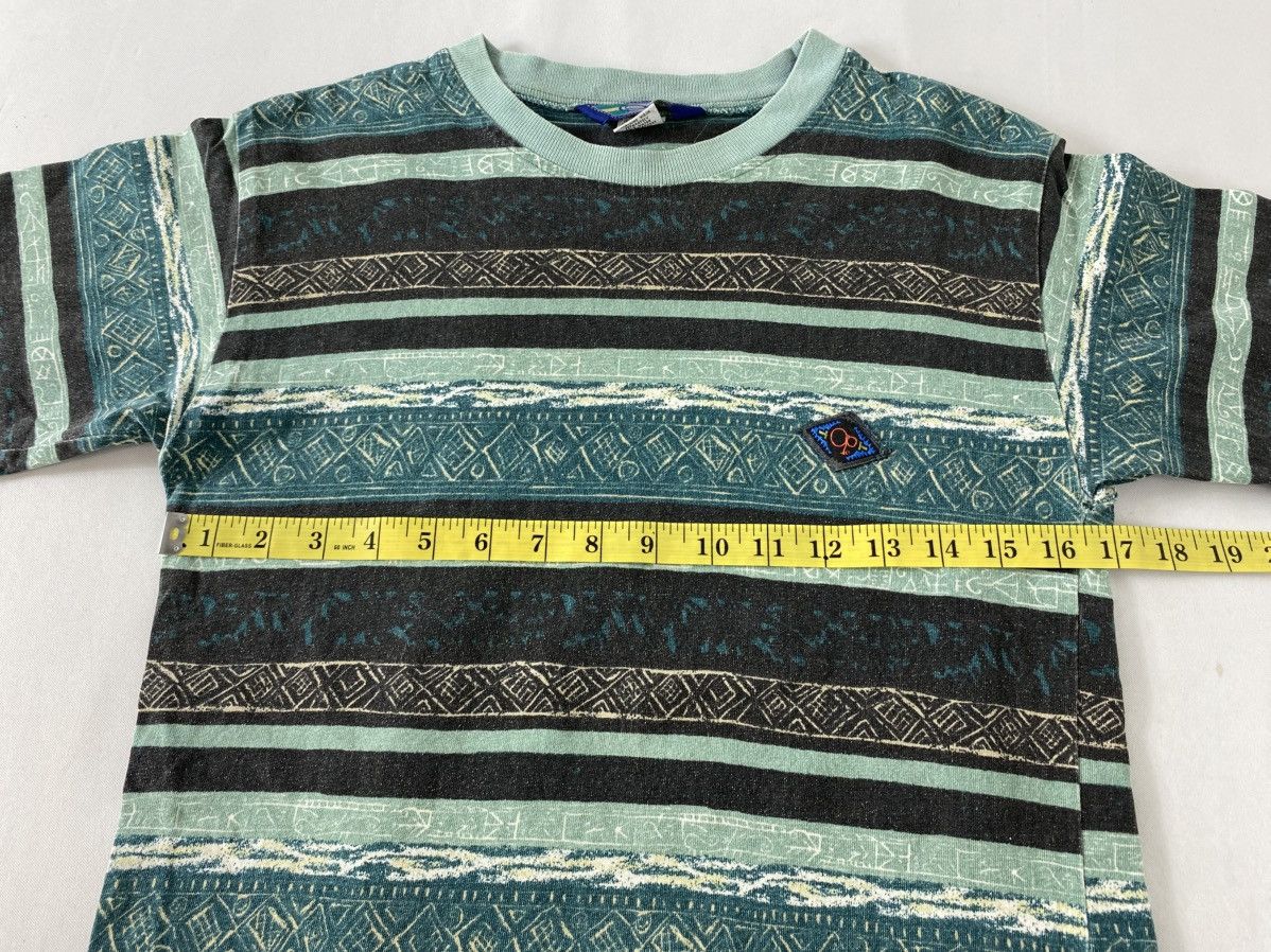Ocean Pacific 90s Ocean Pasific OP Surf Striped Geometric All Printed Tee Size US S / EU 44-46 / 1 - 8 Thumbnail
