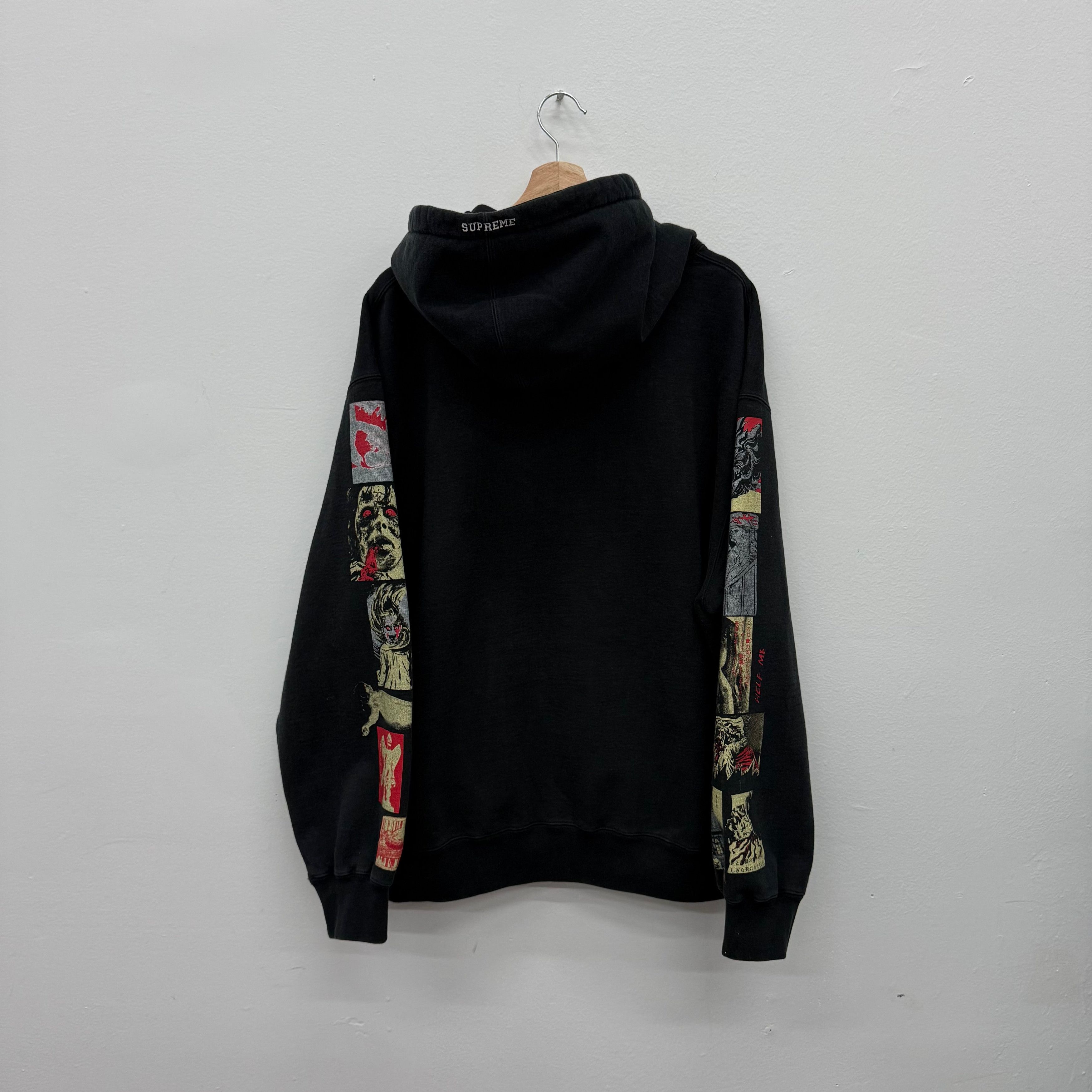 Supreme Supreme Exorcist Hoodie - Size XL Black Print Size US XL / EU 56 / 4 - 5 Thumbnail
