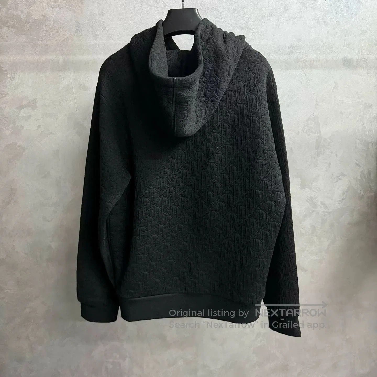Dior dior black cotton blend hoodie with drawstring. Size US XXL / EU 58 / 5 - 5 Thumbnail