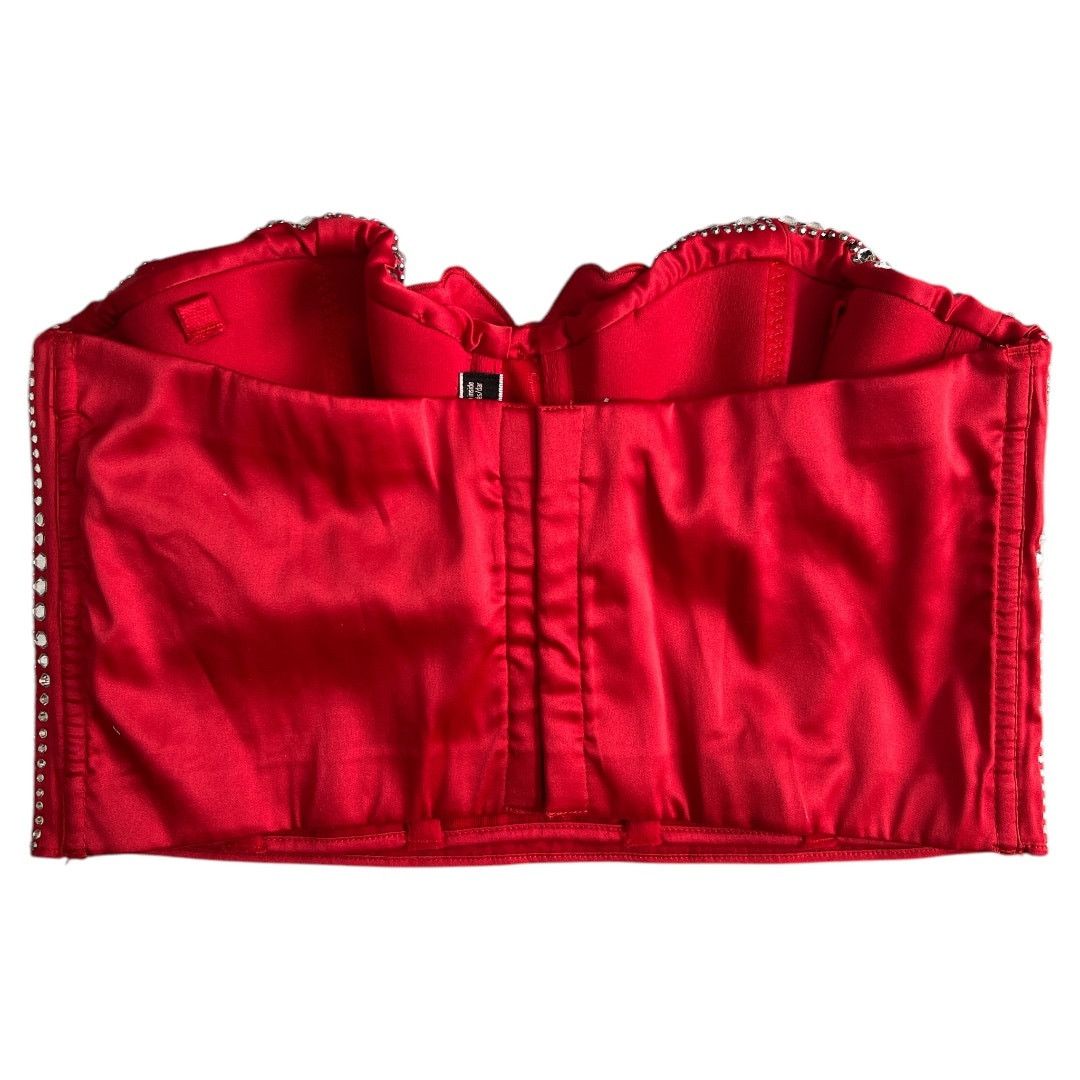 Victoria's Secret Victroria's Secret Crystal Embellished Long Line Bustier, S Size ONE SIZE - 9 Thumbnail