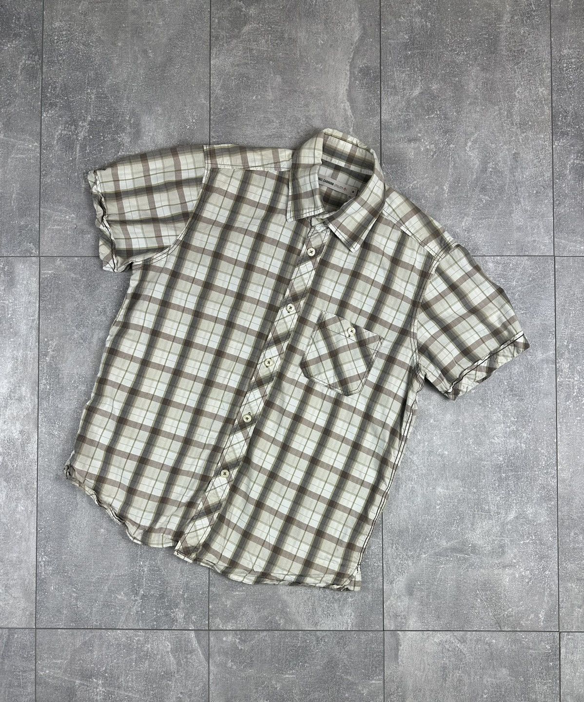 Nigel Cabourn Nigel Cabourn Utlity Shirts Checked Button Up Size US M / EU 48-50 / 2 - 1 Thumbnail