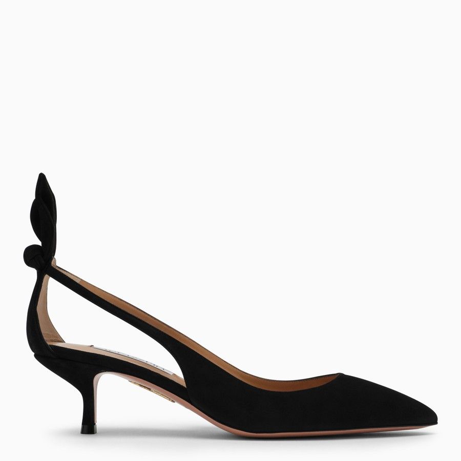 image of Aquazzura O1D2Blof0124 Pump In Black Shoes, Women's (Size 8)