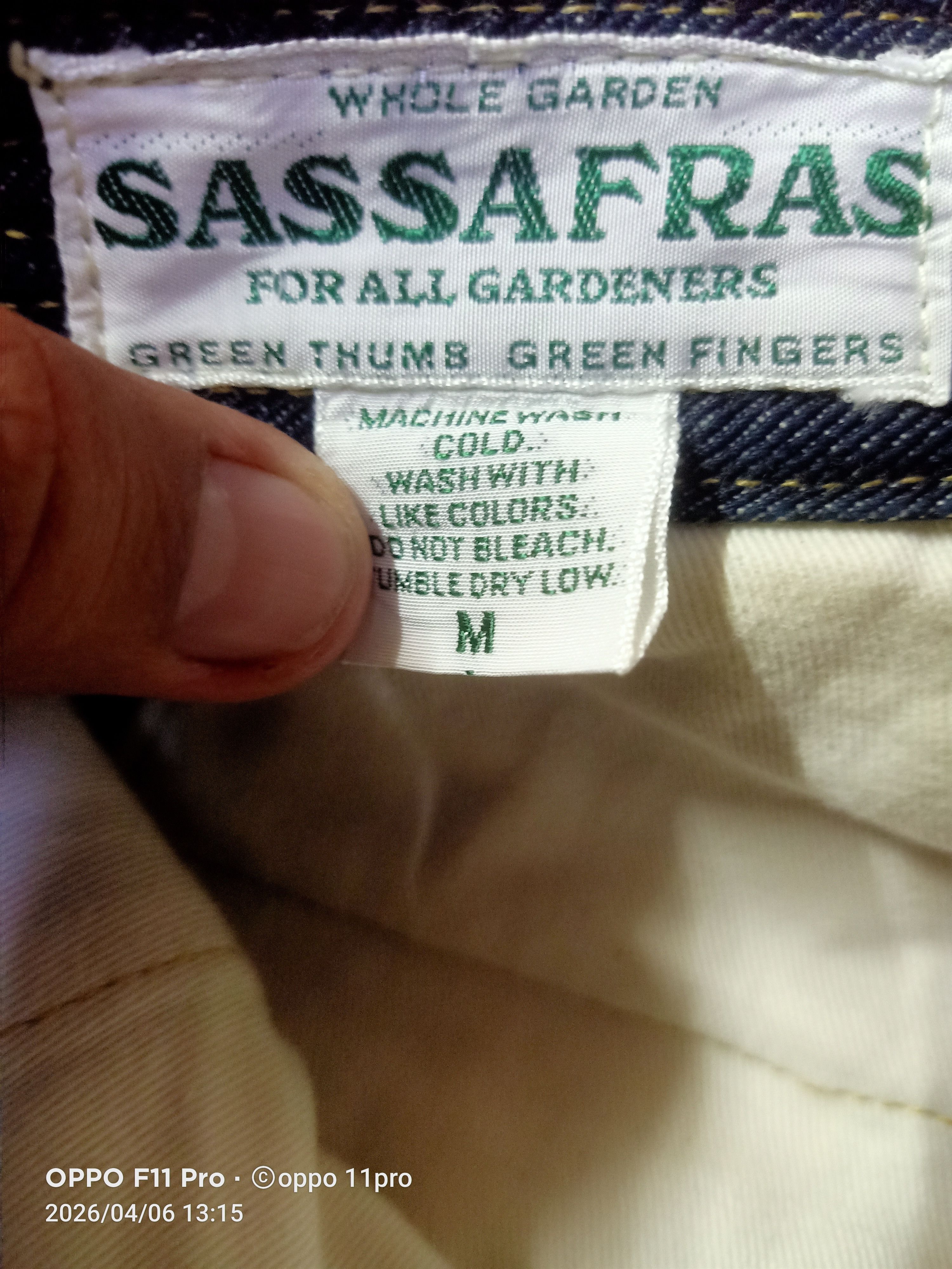 Sassafras 💥Vintage Workware SASSAFRAS Monkey Pants 💥 💥 Size US 33 - 5 Thumbnail