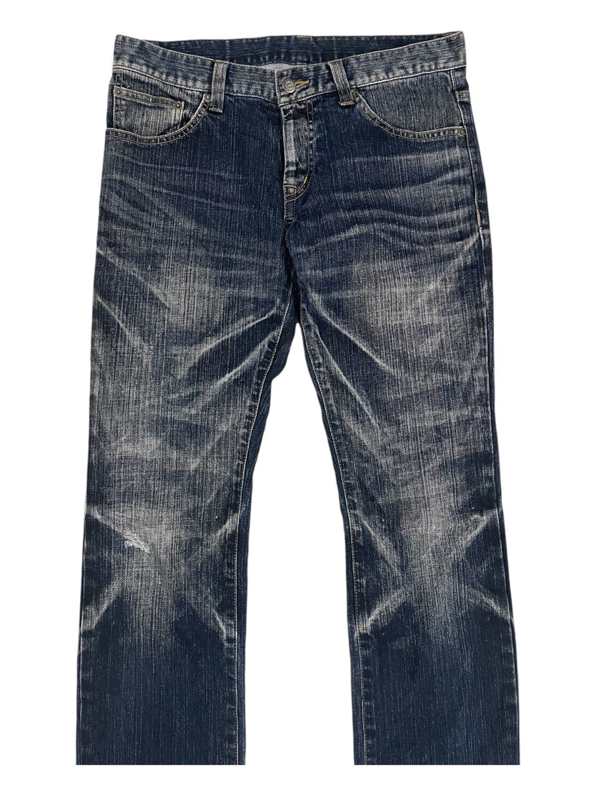 Tornado Mart Y2K Tornado Mart 🇯🇵 Beauty Wash Whiskers Stag Jeans Denim Size US 32 / EU 48 - 3 Thumbnail