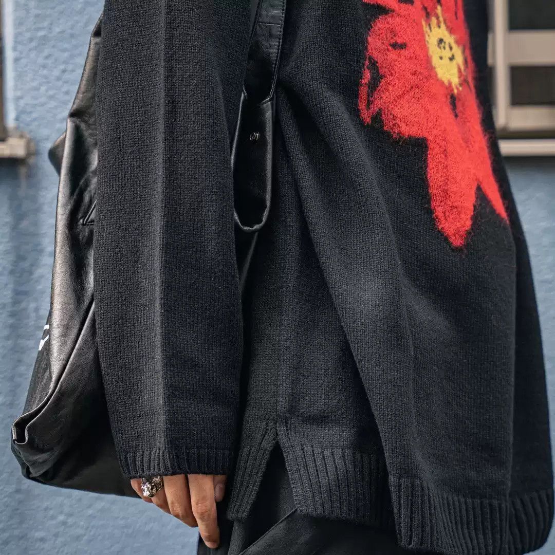 Yohji Yamamoto Yohji Yamamoto 21aw Dahlia Knitted Shirt-2505 Size US L / EU 52-54 / 3 - 2 Thumbnail