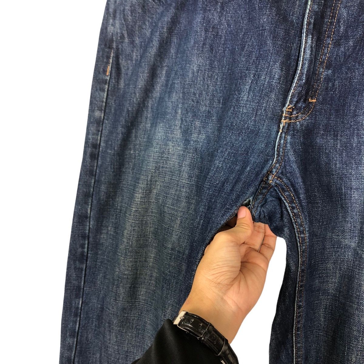 Japanese Brand 🔥Vintage Work Denim Jeans Carpenter Dickies Usa Size US 41 - 15 Thumbnail