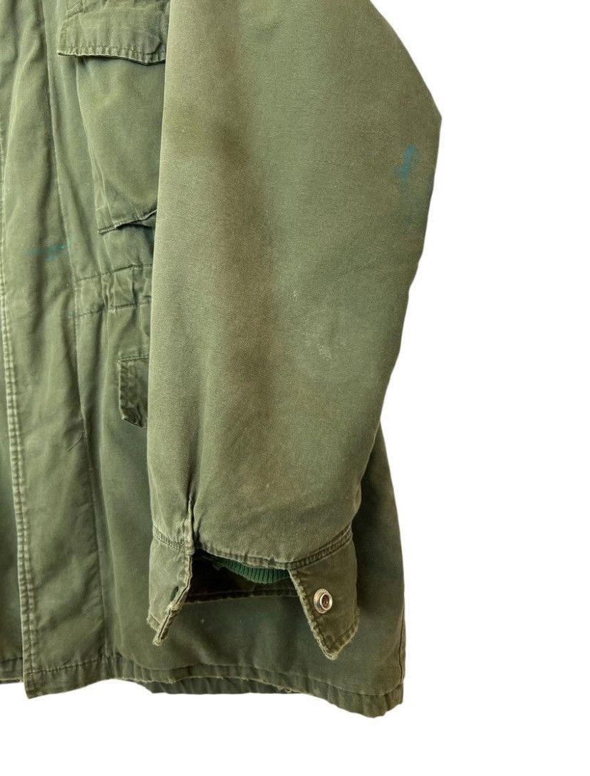 Vintage Vintage 80s M 65 Military Field Jacket Fleece Green Size US L / EU 52-54 / 3 - 10 Thumbnail