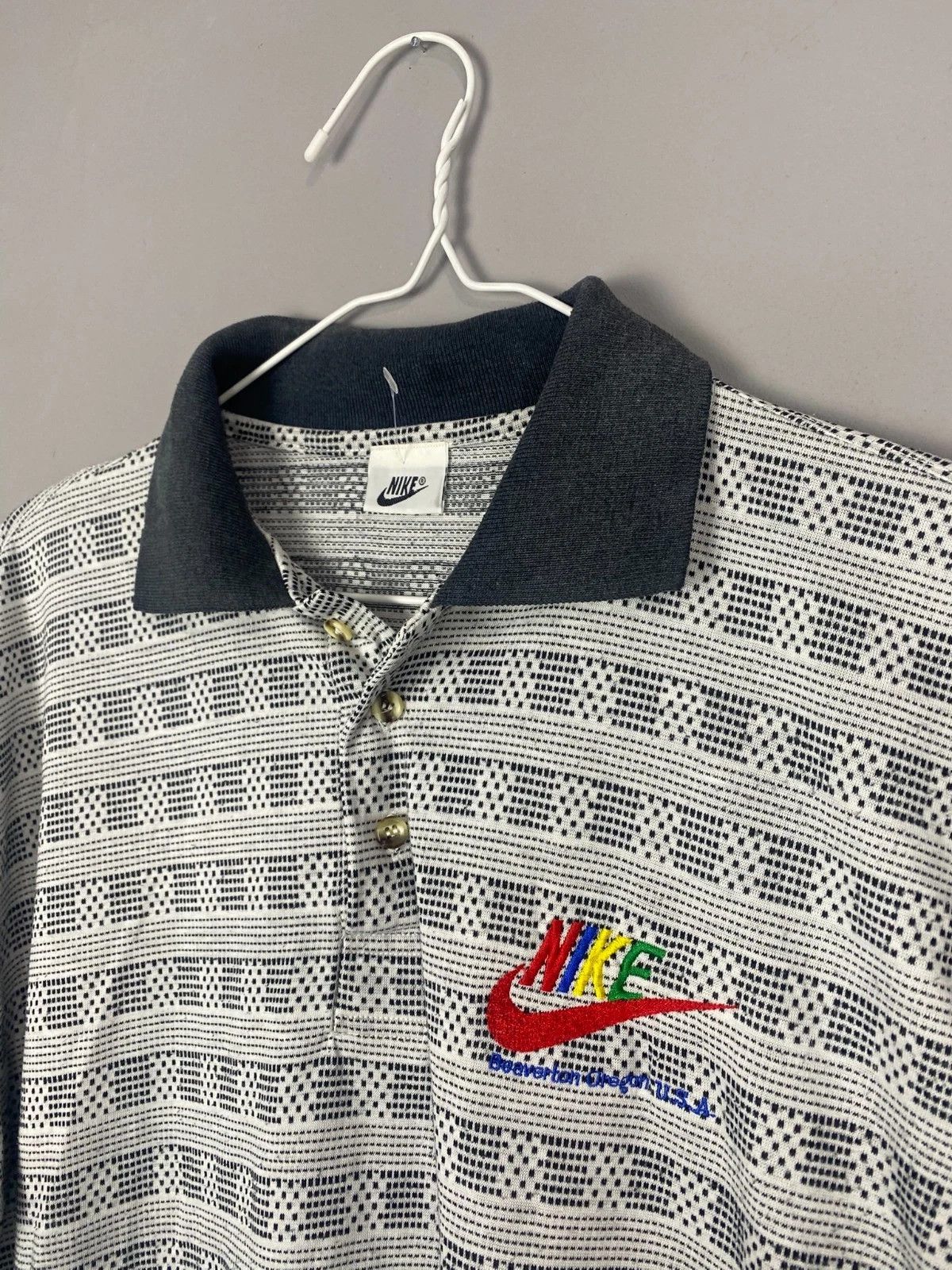 Nike Vintage Nike Oregon 90s USA Retro Short Sleeve T-Shirt Size US L / EU 52-54 / 3 - 2 Thumbnail