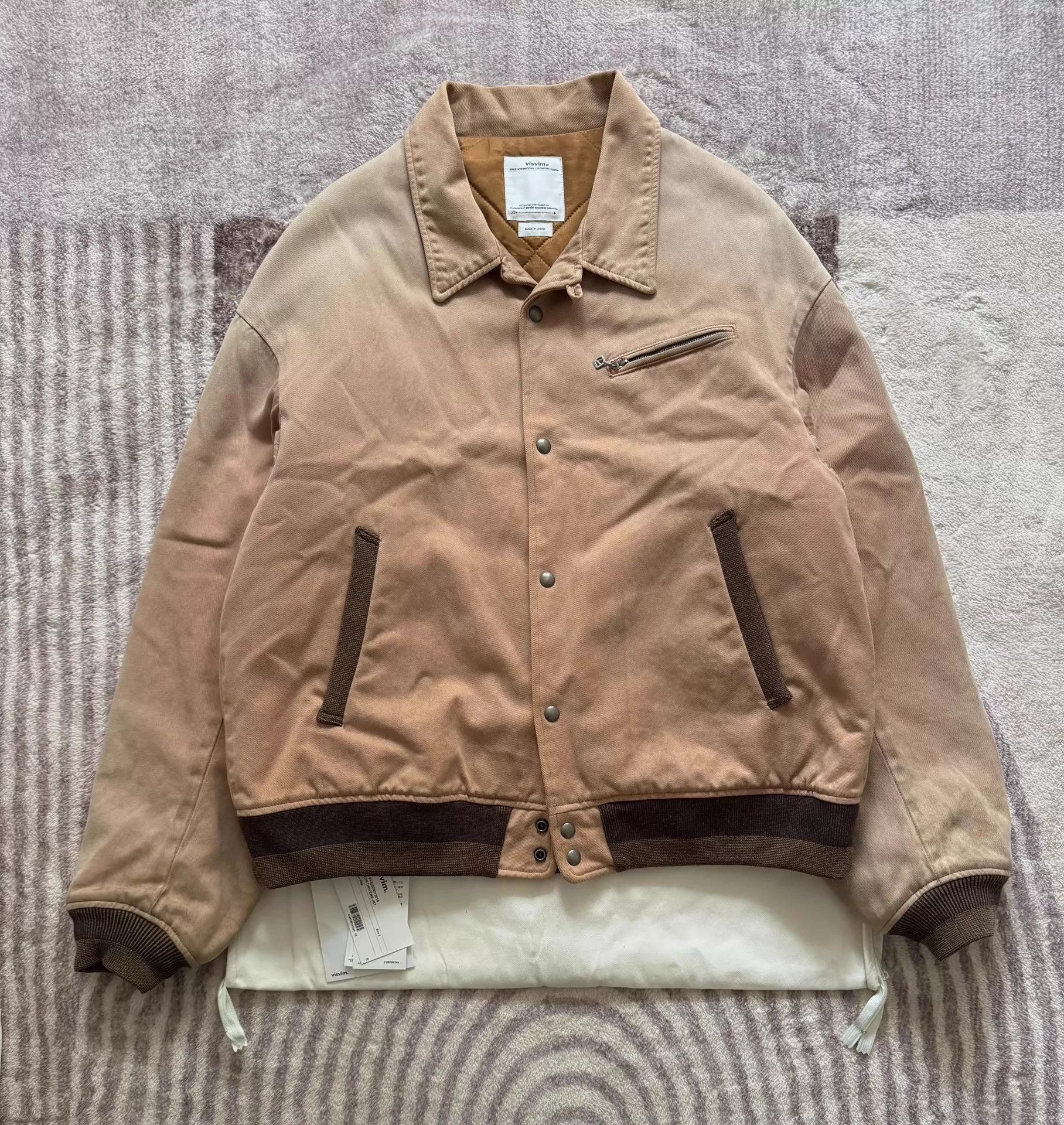 Visvim VISVIM 22AW Byron Drivers Jkt Dirty Pink Size 3 Near New Size US L / EU 52-54 / 3 - 1 Thumbnail