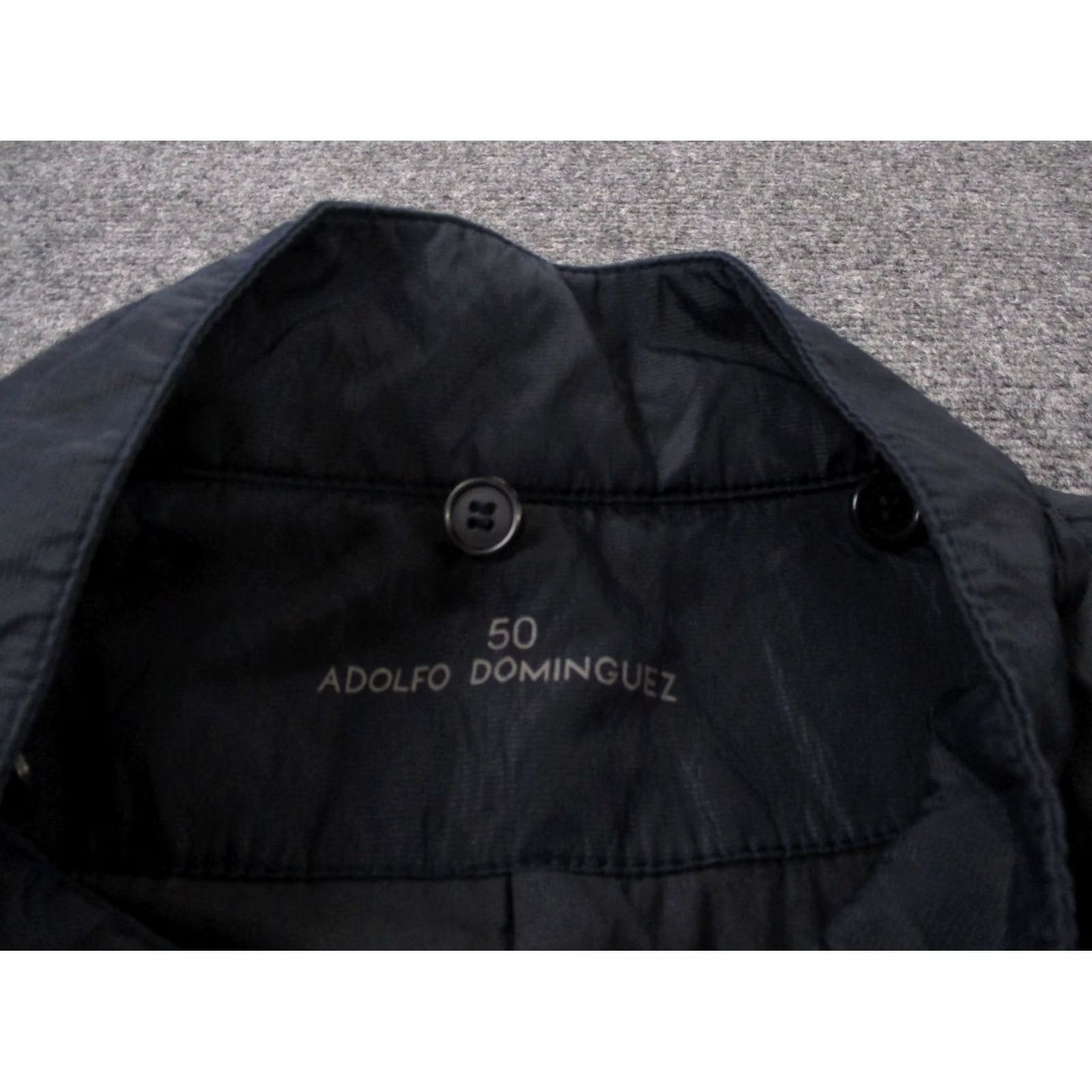Vintage Adolfo Dominguez Jacket Men 50 L Performance Golf Rain Tailored Cargo Outdoors Outdoor Windbreaker Water Resistant Full Zip Pockets Blue Regular Mens Size US M / EU 48-50 / 2 - 6 Thumbnail