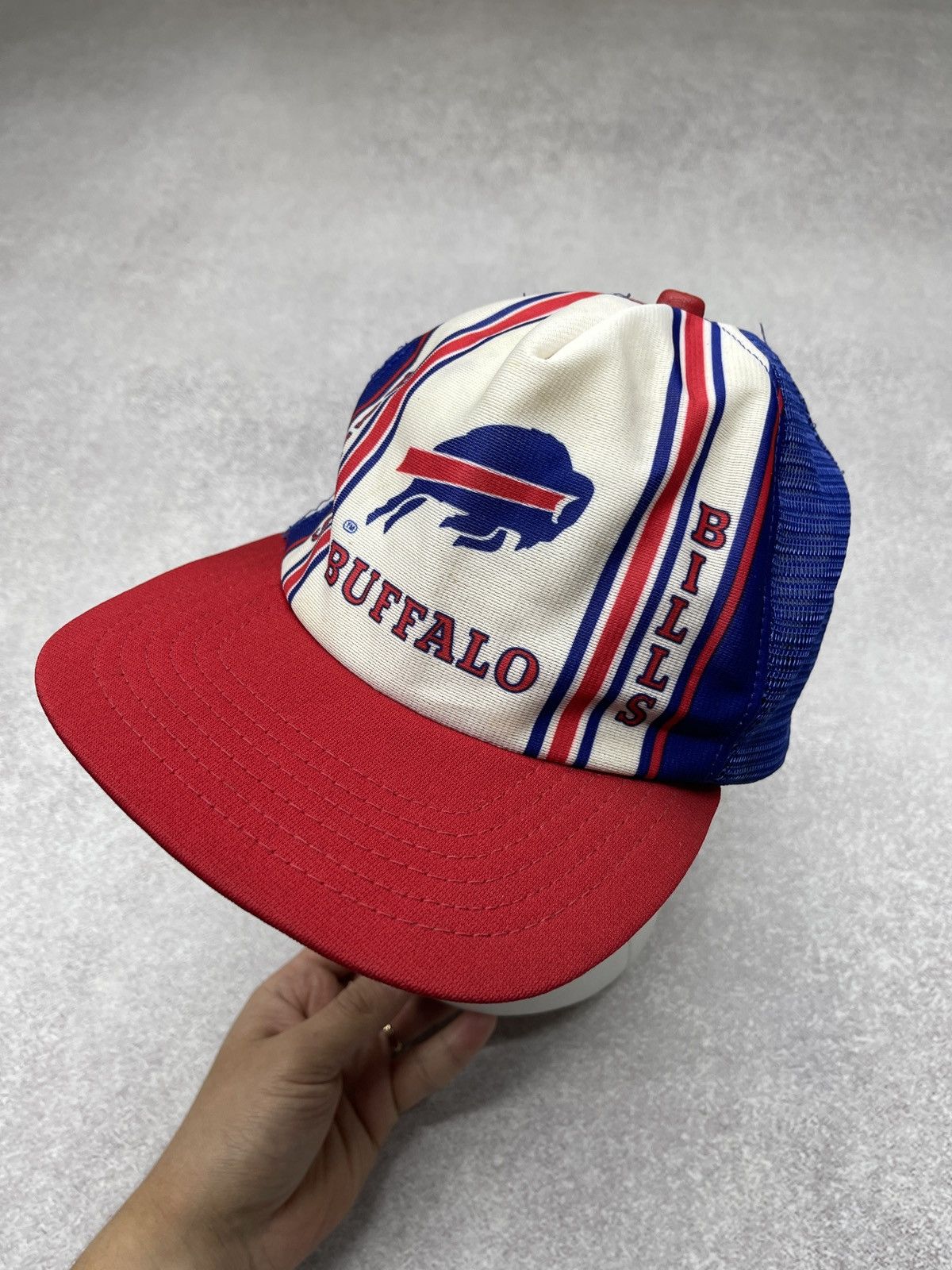 New Era Vintage New Era NFL Buffalo Bills Trucker Hat USA Dupont Y2K Size ONE SIZE - 1 Thumbnail
