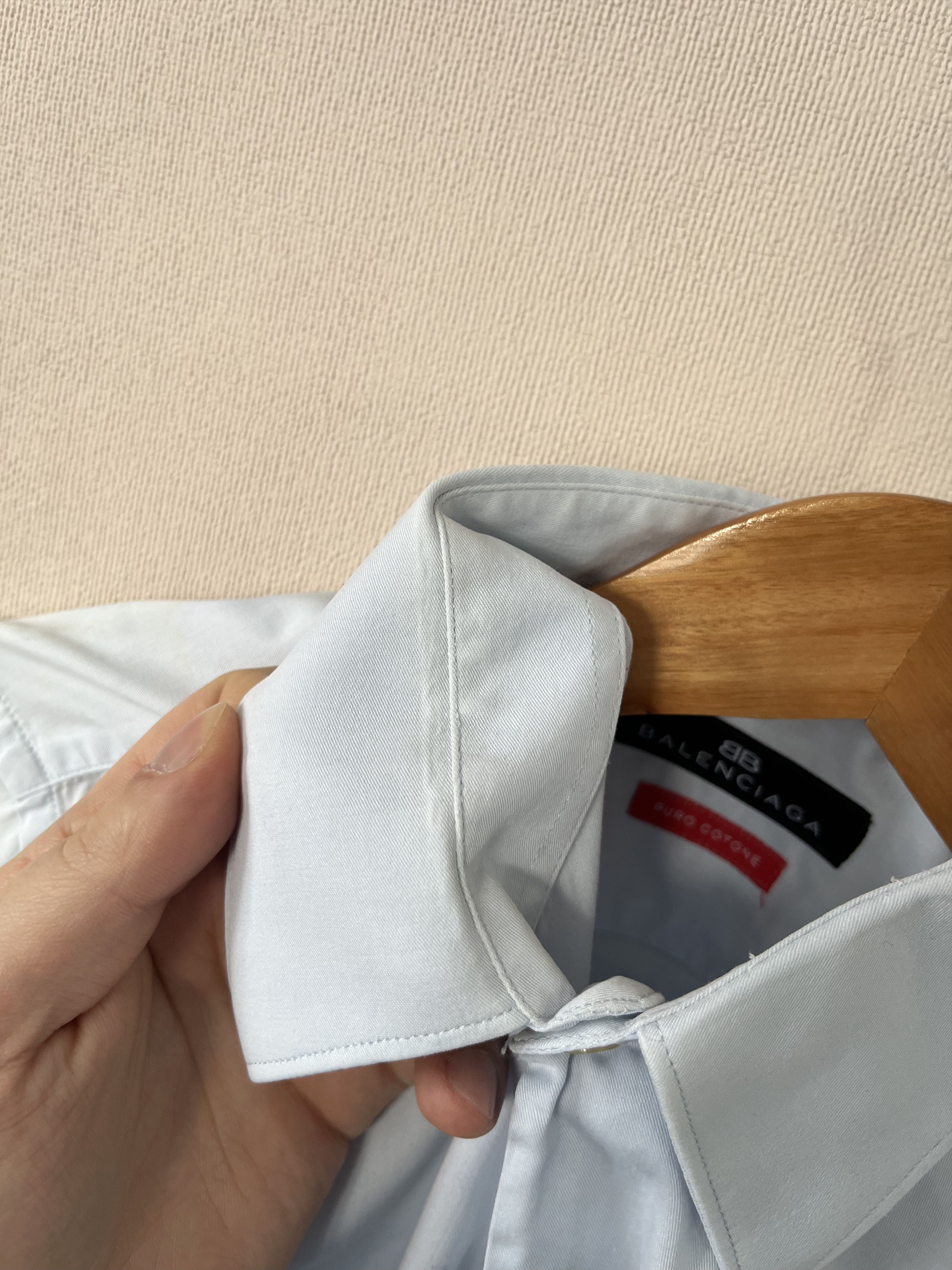 Balenciaga Balenciaga Cotton Shirt Button Up Longsleeve Size 15 / 38 Size US S / EU 44-46 / 1 - 6 Thumbnail
