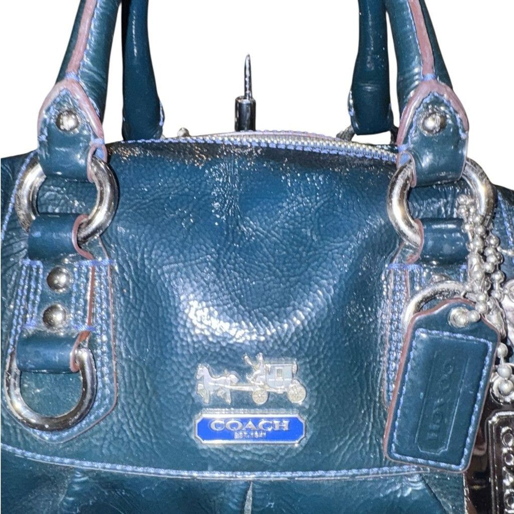 Coach Coach Madison Sabrina Satchel 14178 Cobalt Blue 2 way Size ONE SIZE - 7 Thumbnail