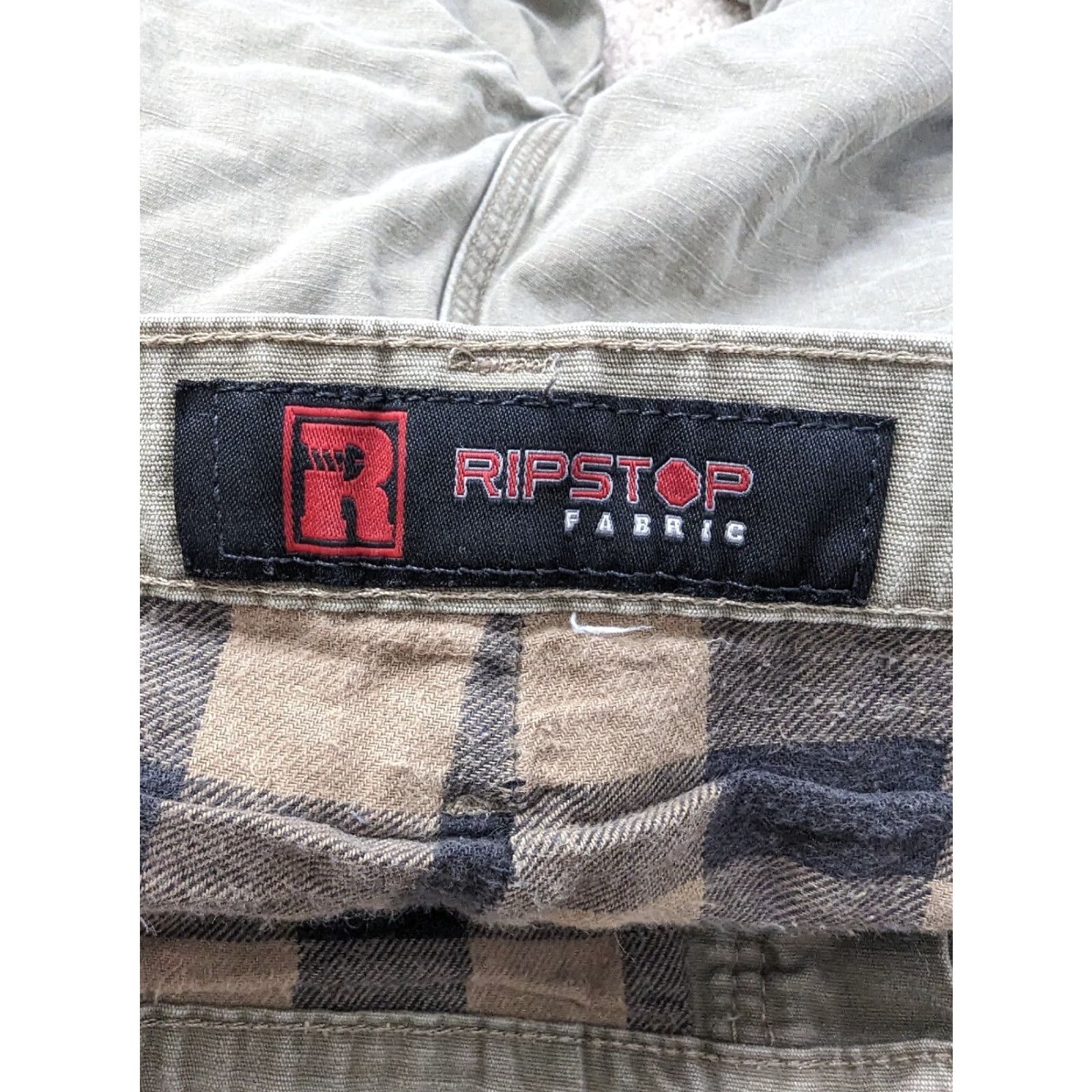 Wrangler Wrangler RIGGS Workwear Pants Men 42x30 Canvas Double Knee Flannel Lined Cargo Pocket Steel Green Regular Mens Size US 42 / EU 58 - 4 Thumbnail