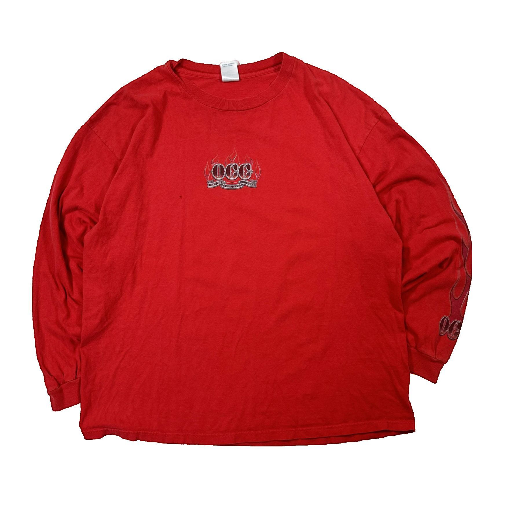 Vintage Vintage Orange County Choppers Long Sleeve Graphic T Shirt Size US XL / EU 56 / 4 - 1 Thumbnail