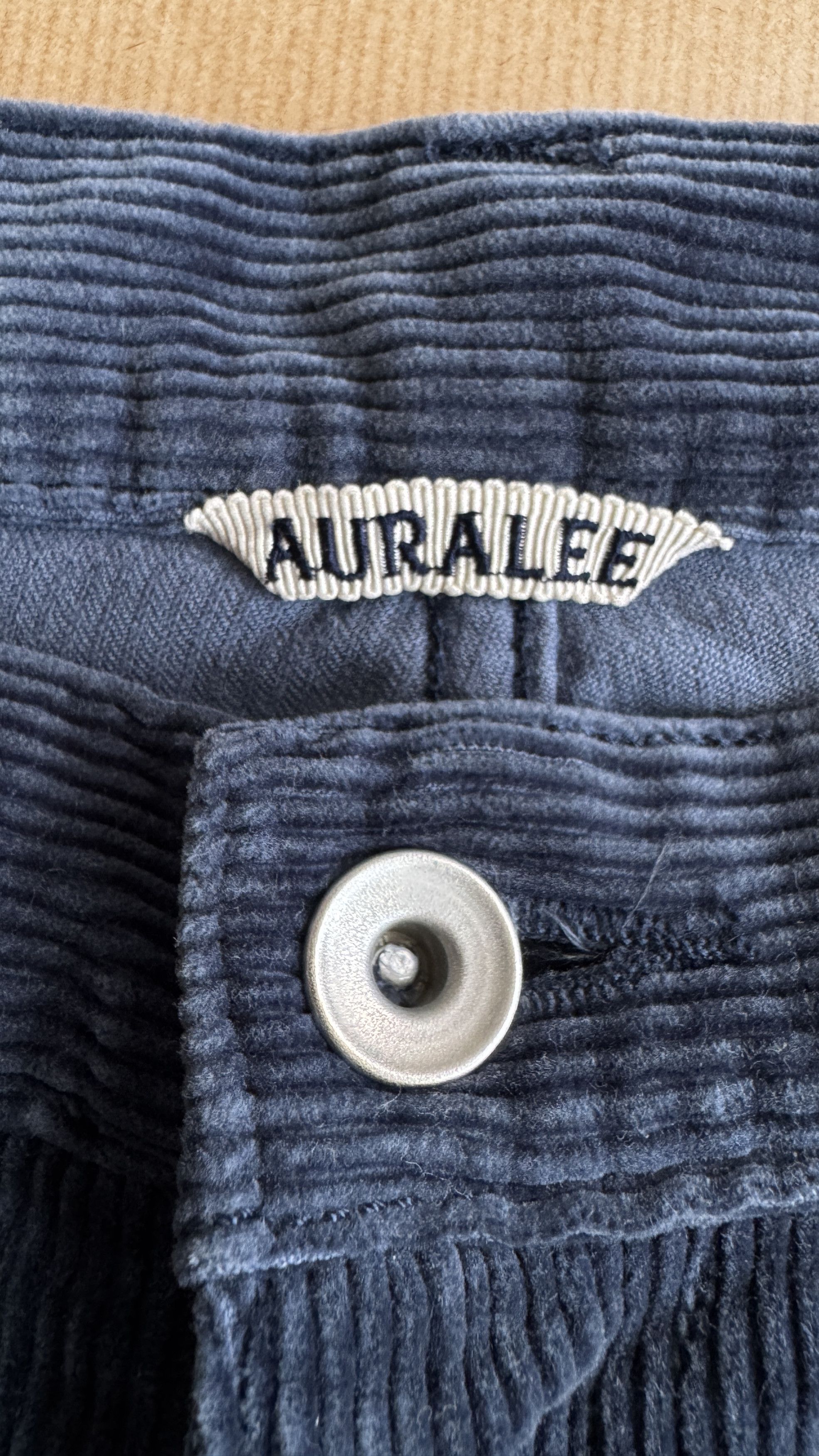 Auralee aa . L . WASHED CORDUROY 5P PANTS . A7AP03FN Size US 34 / EU 50 - 3 Thumbnail