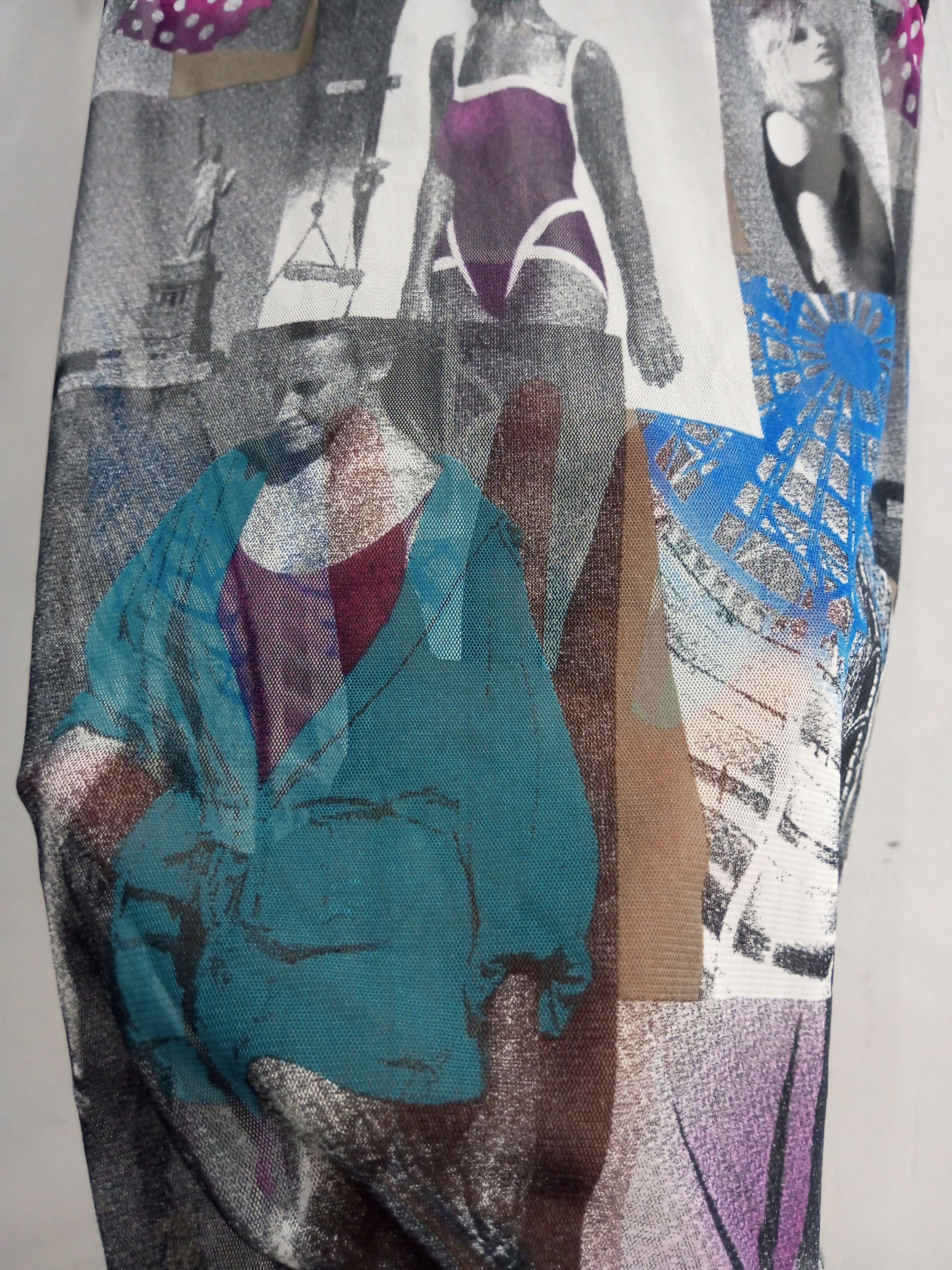 Hysteric Glamour Buru & judy mesh full print jpg style tank top Size M / US 6-8 / IT 42-44 - 4 Thumbnail