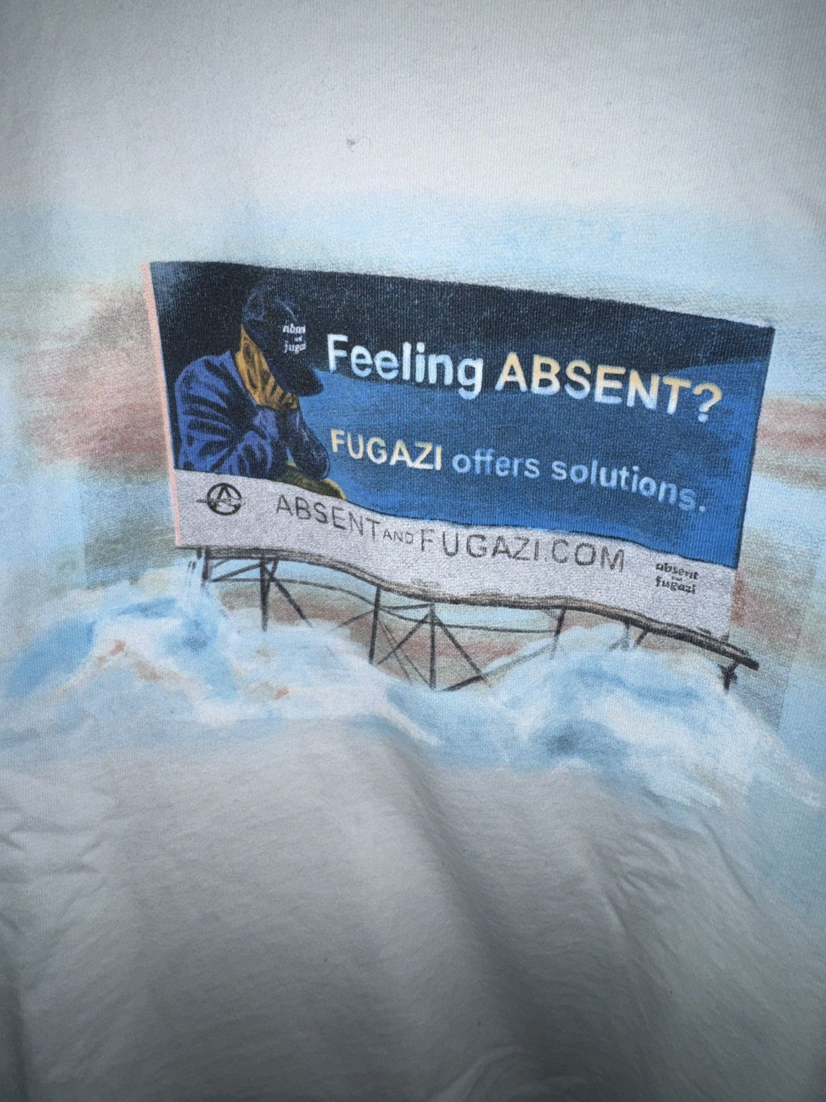 Absent × Fugazi ABSENT X FUFAZI Billboard Tee Size US L / EU 52-54 / 3 - 3 Thumbnail