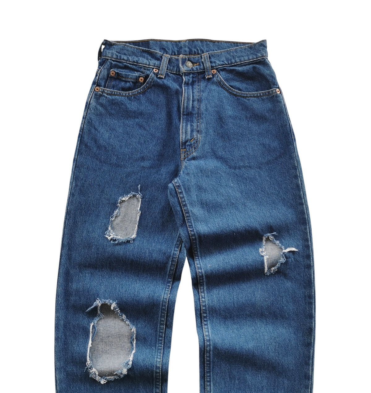 Levi's Vintage Levis 620 Jeans Ripped Size 27" / US 4 / IT 40 - 2 Thumbnail