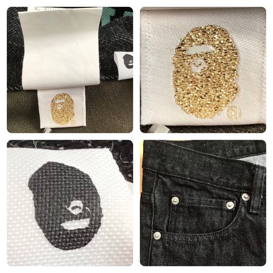 Bape 💫Glow in the dark💫 BAPE City Camo Black Denim Pants ★size S Size US 30 / EU 46 - 10 Thumbnail