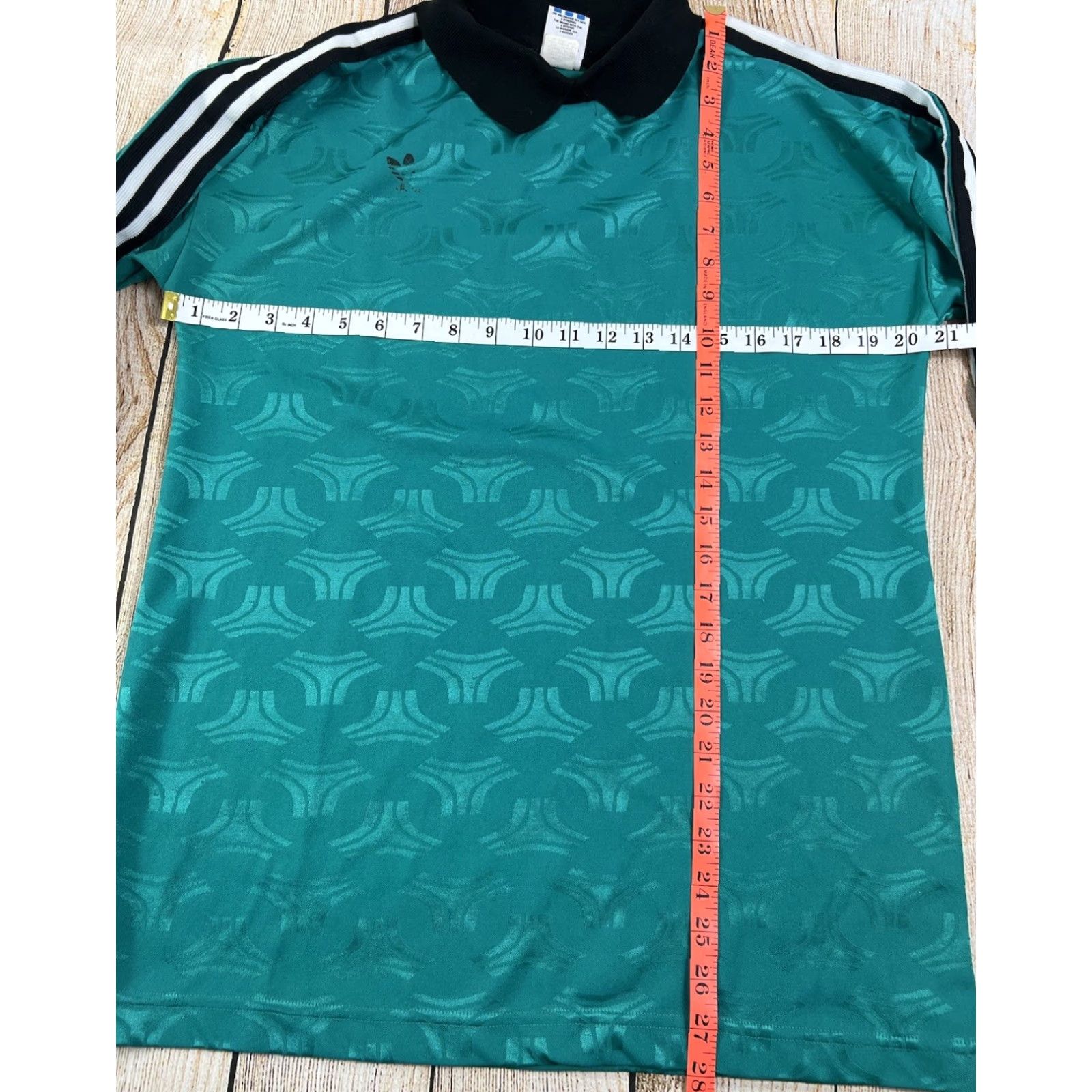Adidas VINTAGE Adidas Originals Collared Dive Soccer Jersey Longsleeve Padded Size M Green Men Size US M / EU 48-50 / 2 - 8 Thumbnail