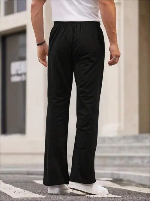 Japanese Brand × Vintage Wide Leg Stripel Y2k Sweatpants Size US 34 / EU 50 - 3 Thumbnail