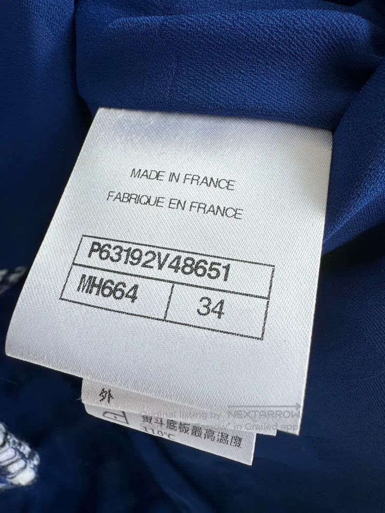 Chanel Chanel 20p blue and white double-breasted jacket Size XXS / US 00 / IT 34 - 8 Thumbnail