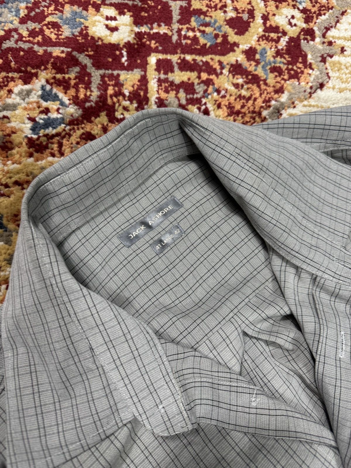 Japanese Brand ᶠᵃⁿᶜʸᵍᵘʸBOXY Trashed Shirt Vintage Cropped Button Up 90s 80 Size US M / EU 48-50 / 2 - 3 Thumbnail
