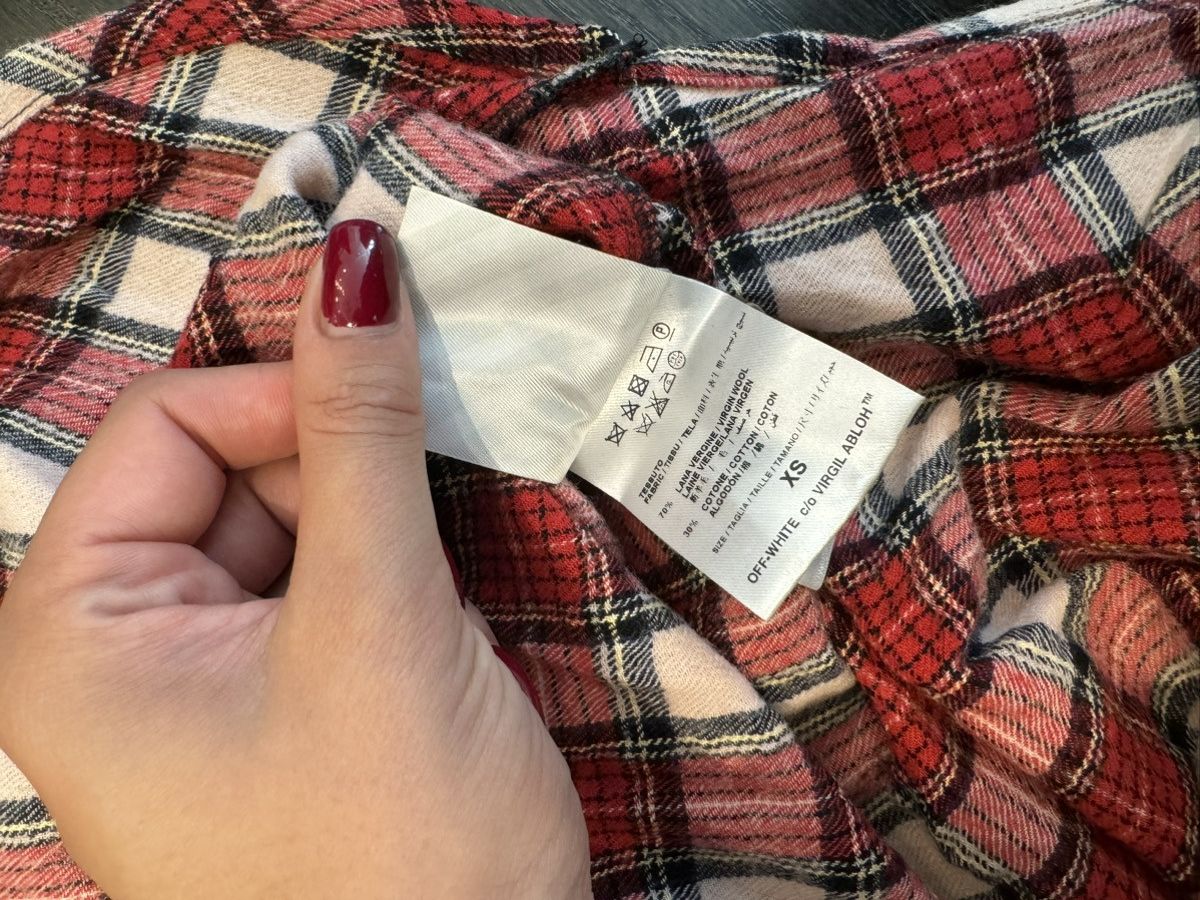 Off-White Red Flannel Size US XS / EU 42 / 0 - 5 Thumbnail