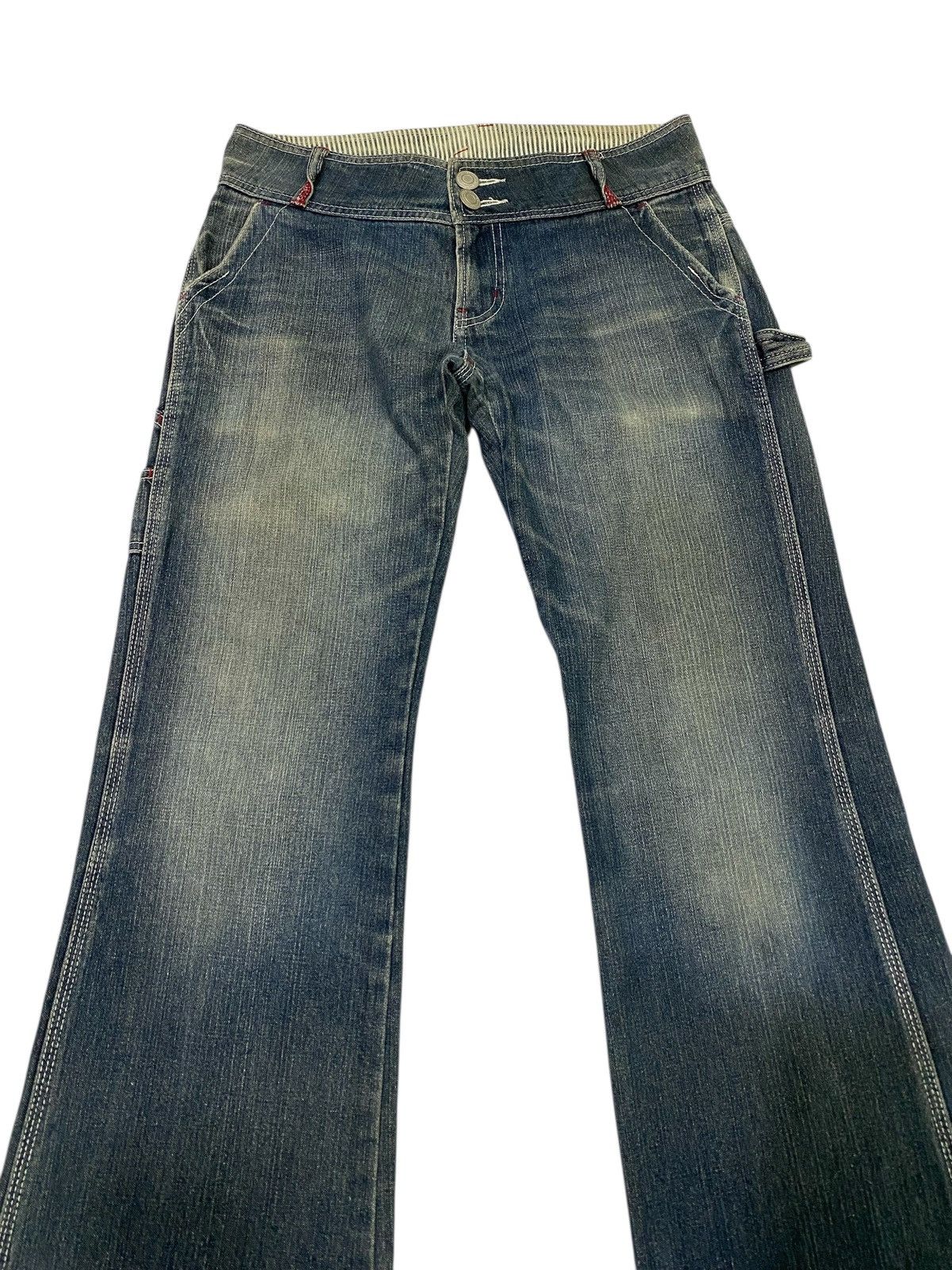 Japanese Brand Japanese Brand X queens pop flare jeans Size US 32 / EU 48 - 4 Thumbnail